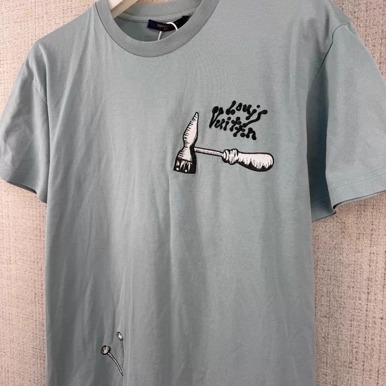 Louis Vuitton Louis Vuitton SS23 Tool Pattern Embroidered Short Sleeve Size US S / EU 44-46 / 1 - 2 Thumbnail