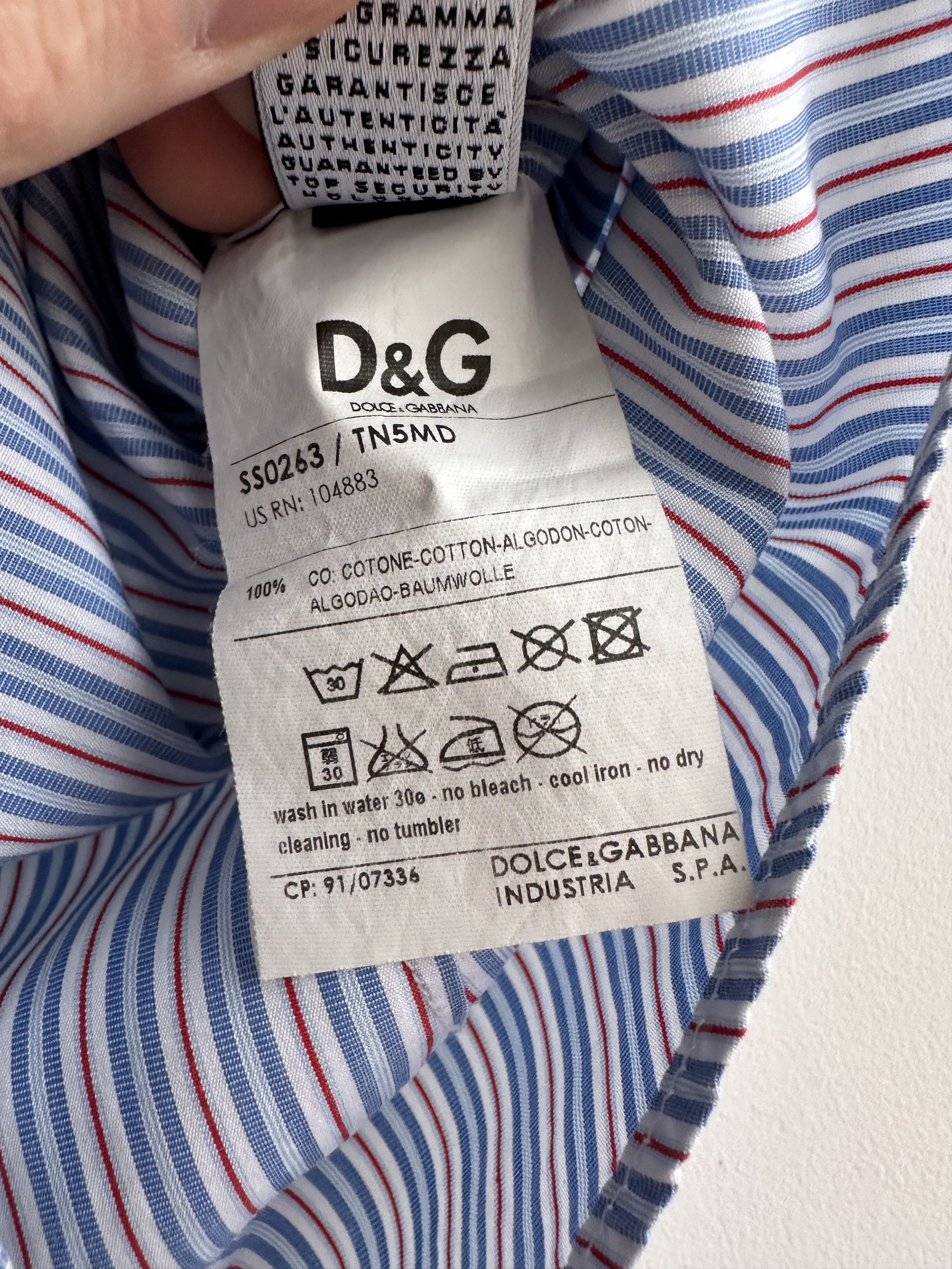 Dolce & Gabbana Dolce & Gabbana Shirt Size M / US 6-8 / IT 42-44 - 7 Thumbnail
