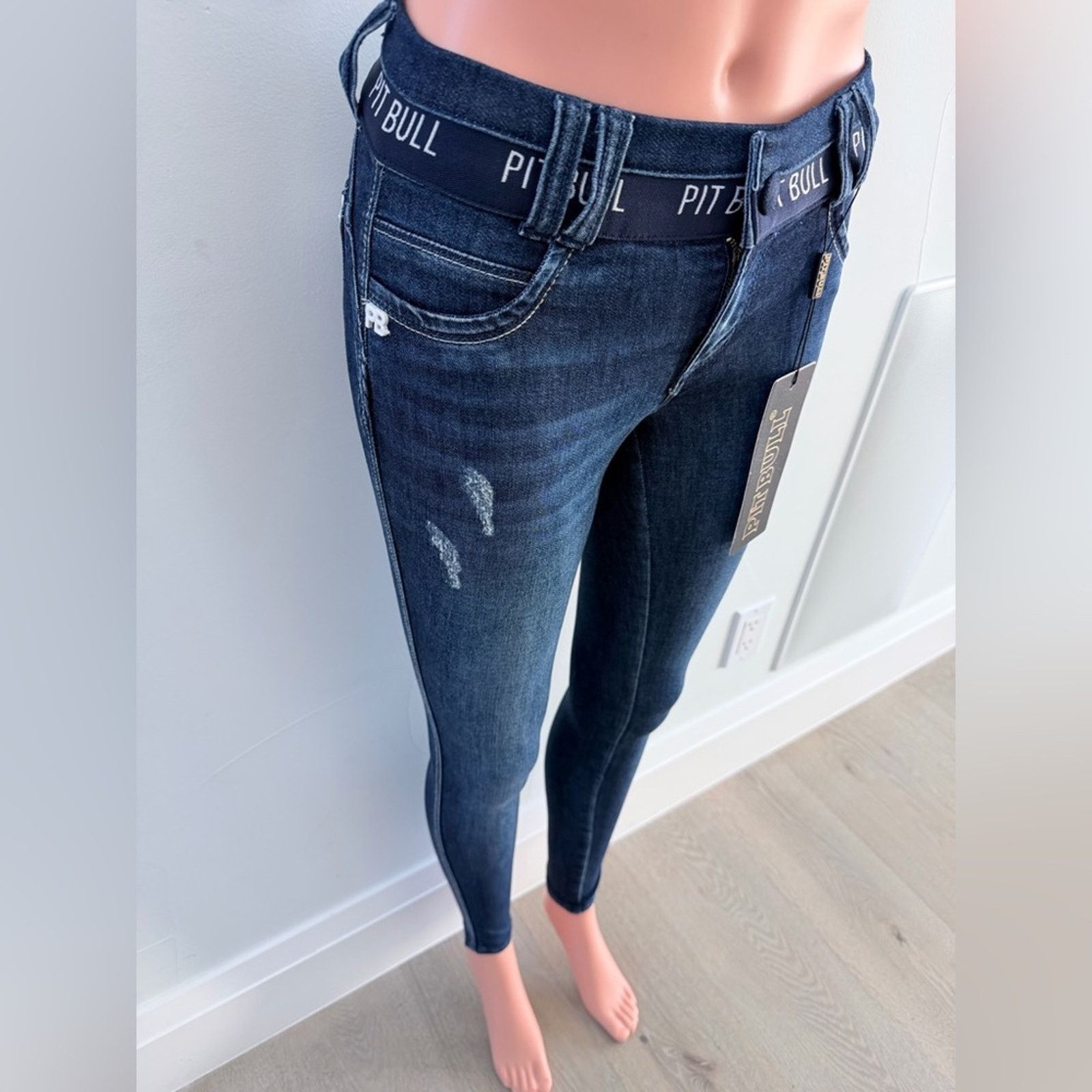 Other NWT Pitbull Dark Blue Skinny Butt Lifting Jeans. Size 23. Size 23" - 3 Thumbnail