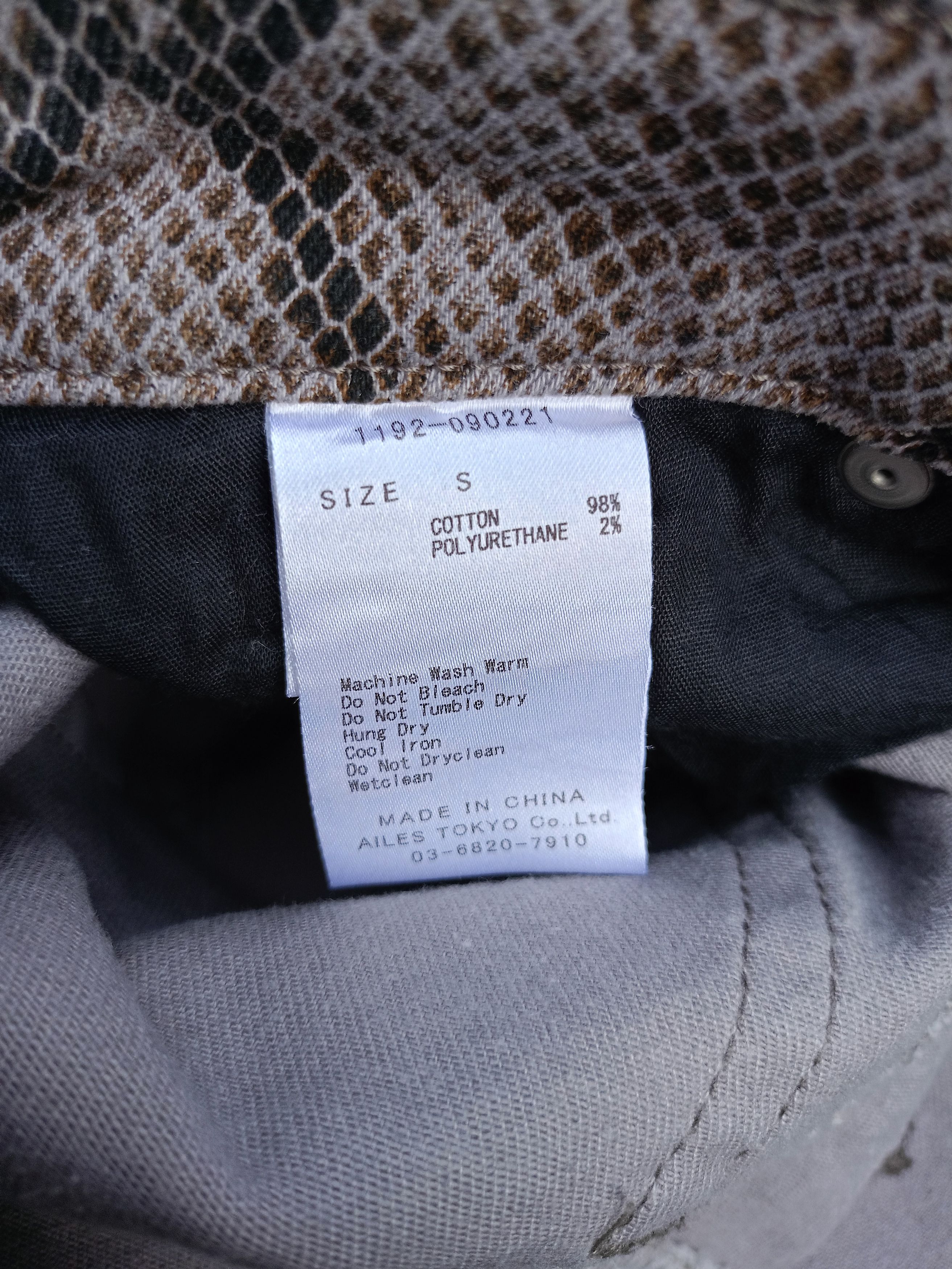 If Six Was Nine × Japanese Brand ENVYM Snake Flared pants Size US 28 / EU 44 - 7 Thumbnail