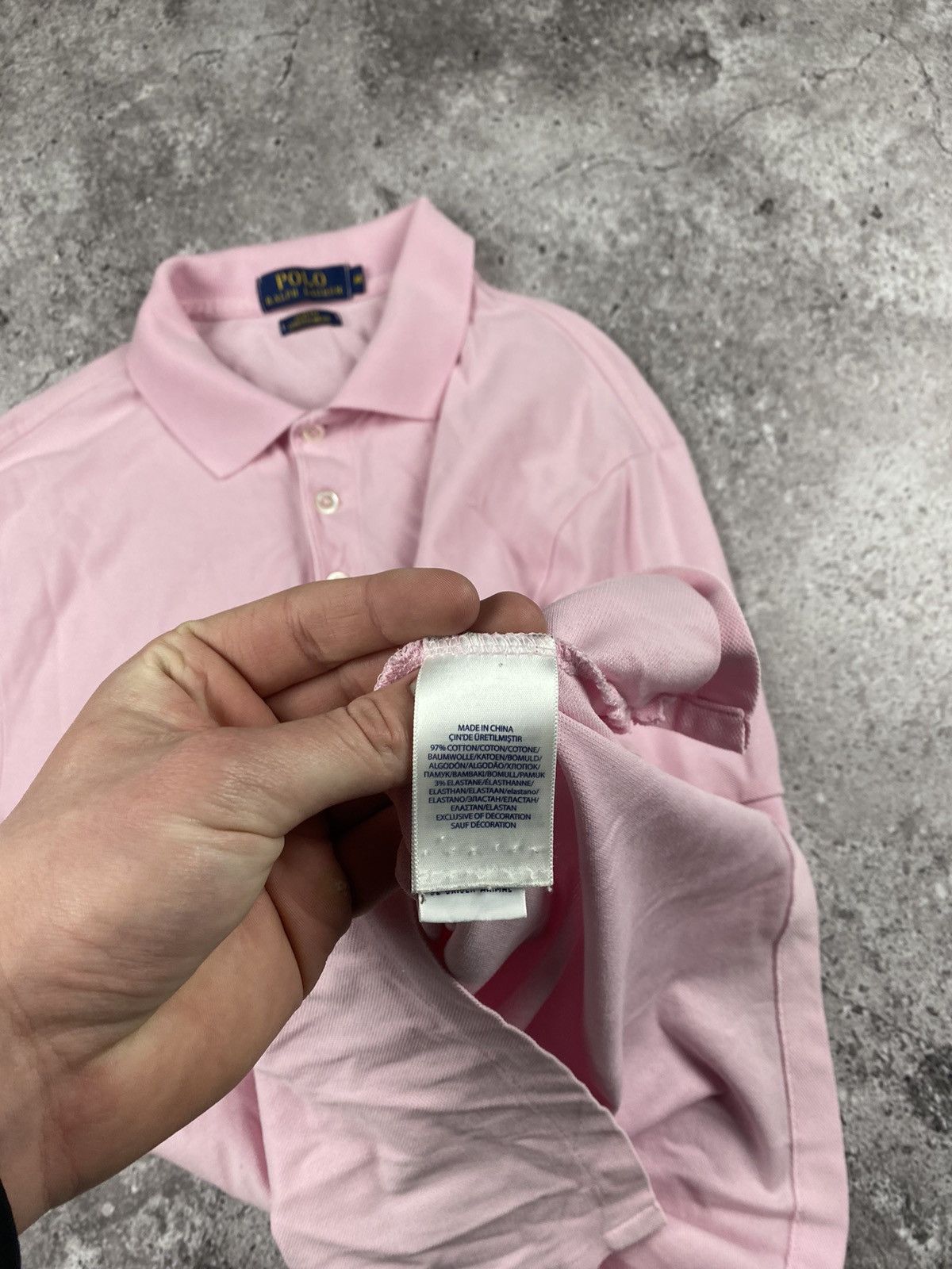 Polo Ralph Lauren × Vintage Vintage Polo Ralph Laure vintage Y2K pink polo shirt Size US L / EU 52-54 / 3 - 3 Thumbnail