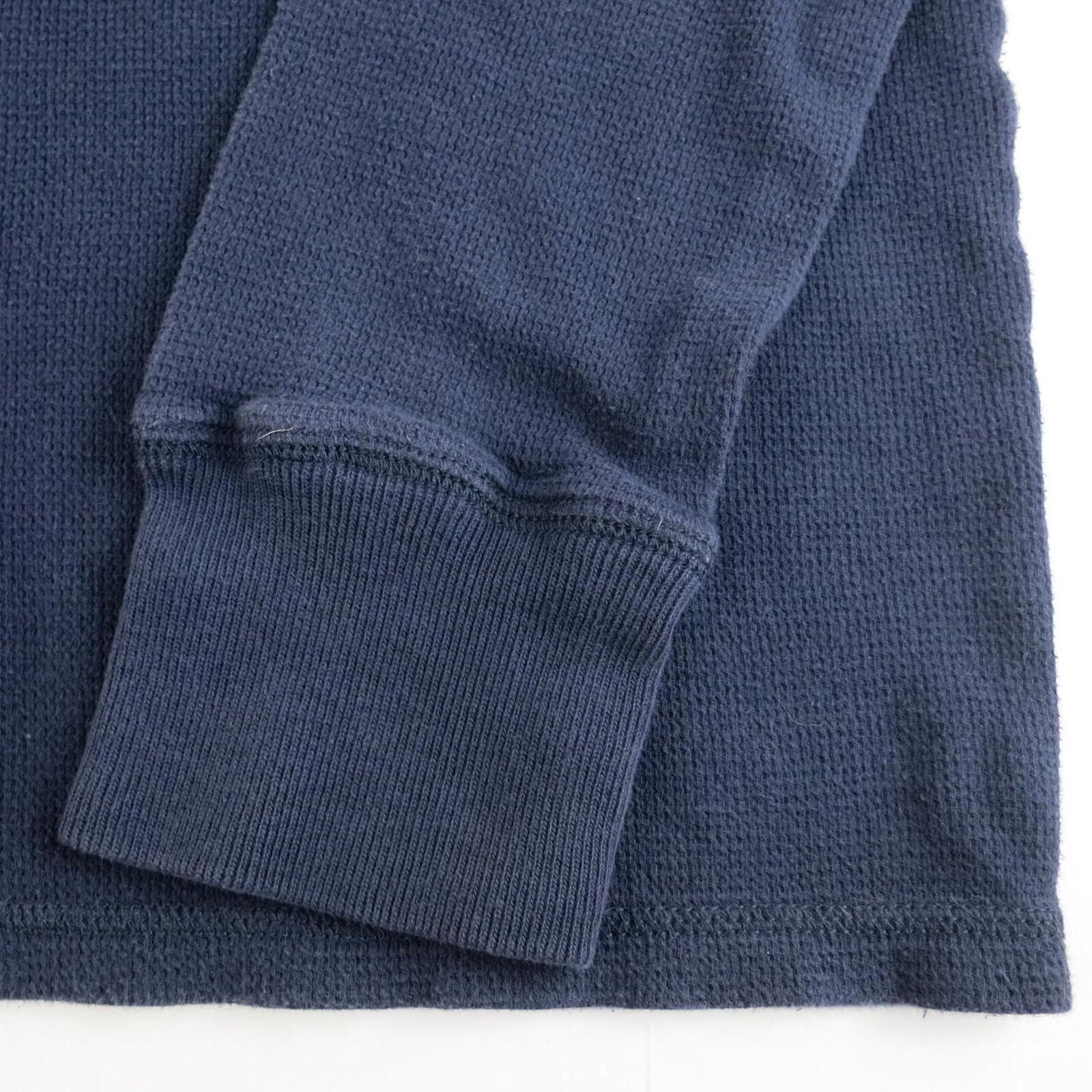 American Eagle Outfitters American Eagle Navy Blue Waffle Knit Long Sleeve Shirt Sz M Size US M / EU 48-50 / 2 - 2 Thumbnail