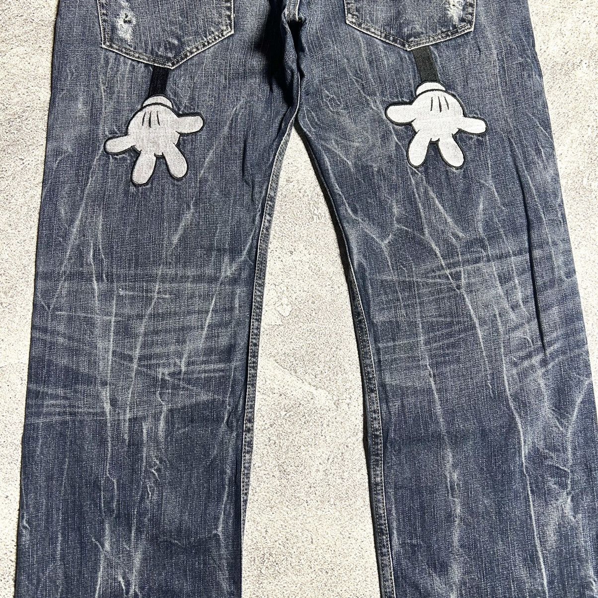 Disney Vintage Denim Doublewaist DISNEY PATCH ART BORDIR Size US 34 / EU 50 - 18 Thumbnail