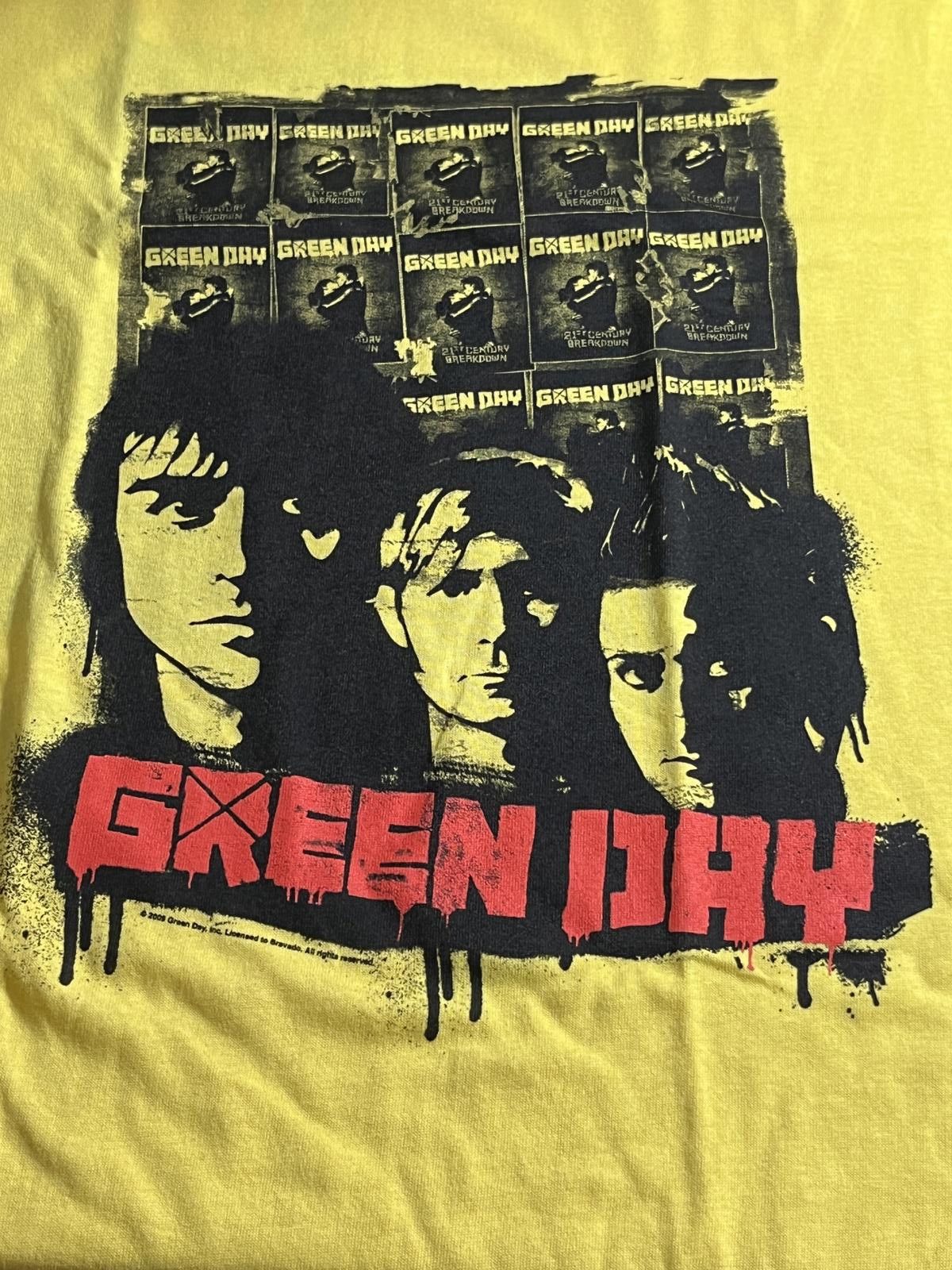 Designer Green Day Tour T-shirt 21st Century Breakdown 2009 Shirt Size US M / EU 48-50 / 2 - 4 Thumbnail