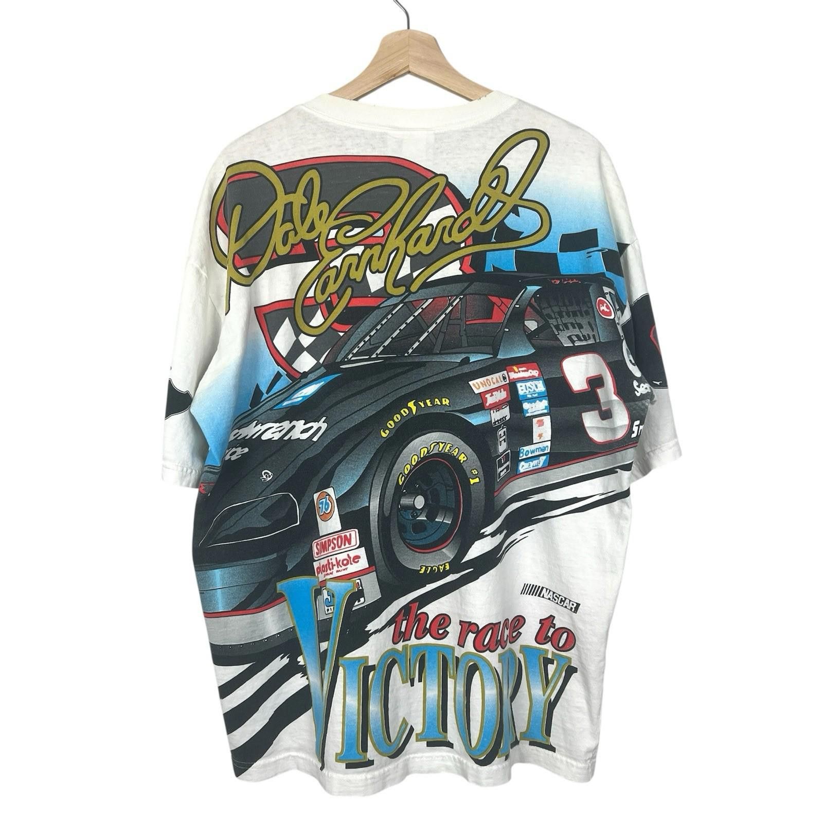 Other Vintage 90s Dale Earnhardt NASCAR Intimidator AOP T Shirt XL Size US XL / EU 56 / 4 - 7 Thumbnail