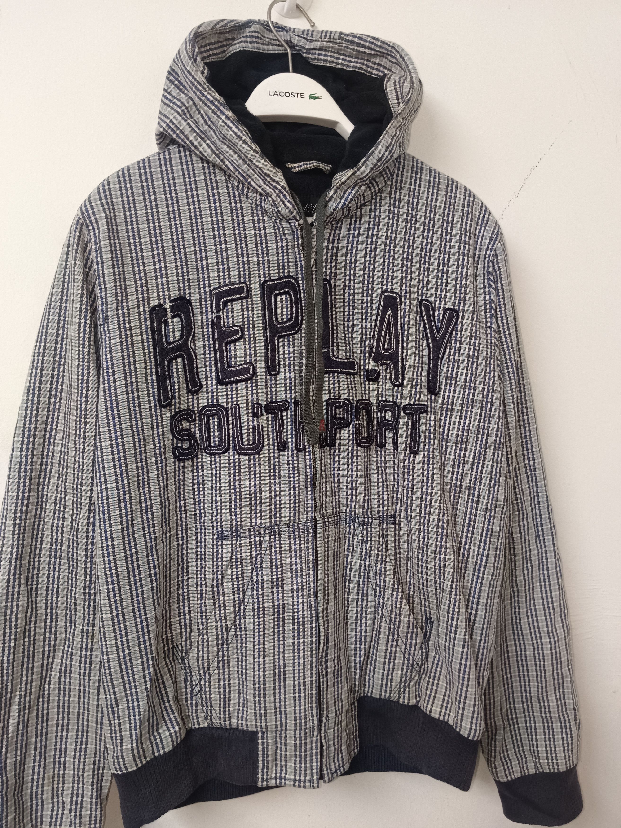 Replay × Vintage Vintage Y2K Replay Jacket Hoodie Plain Size US M / EU 48-50 / 2 - 3 Thumbnail