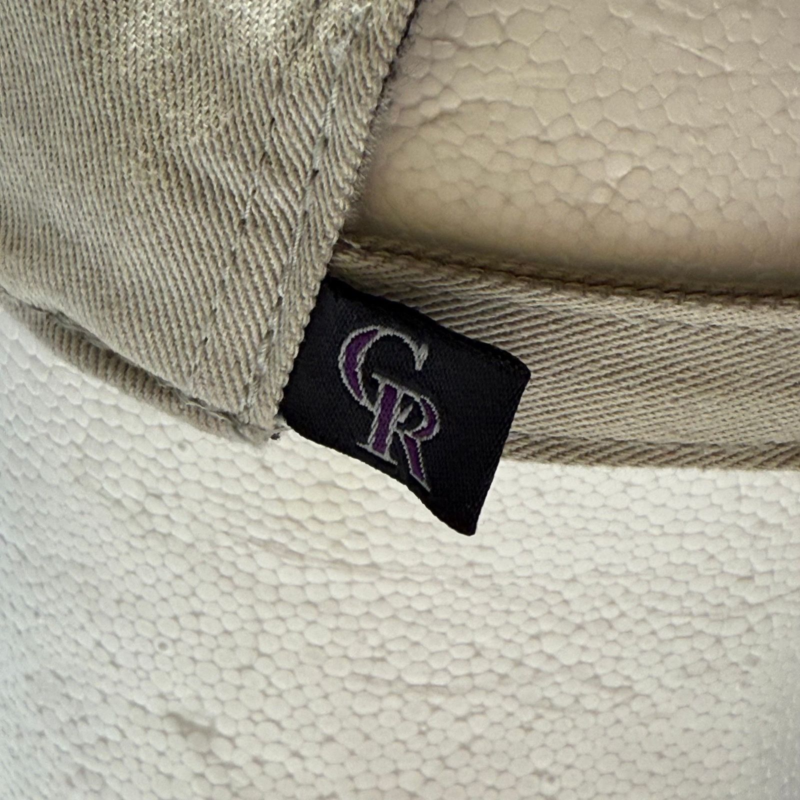 47 Brand Colorado Rockies 47 Adjustable Dad Hat OSFA Tan Baseball Cap Size ONE SIZE - 4 Thumbnail