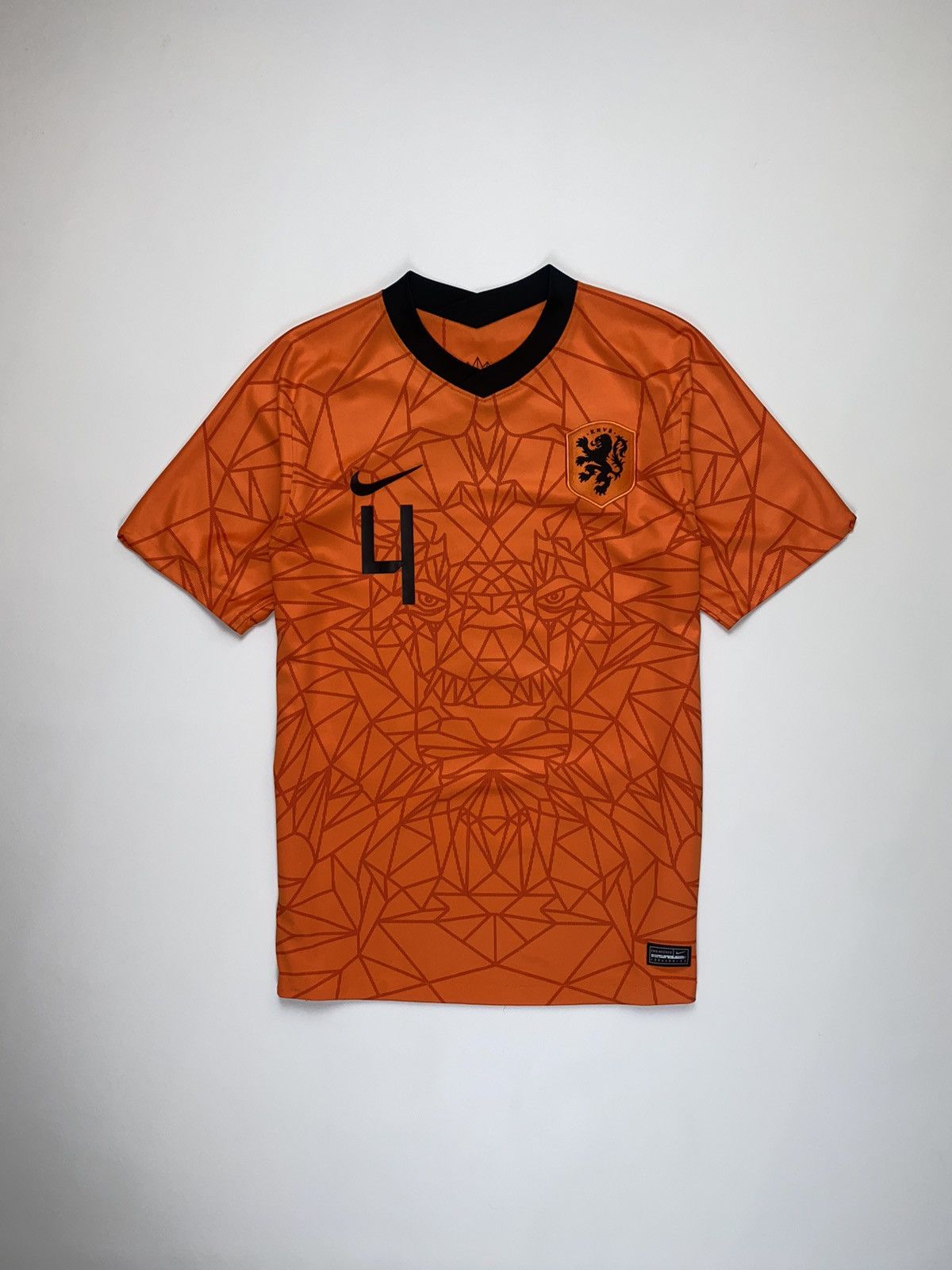 🚨 Nike Holland 2020 #4 VIRGIL home soccer jersey t-shirt M