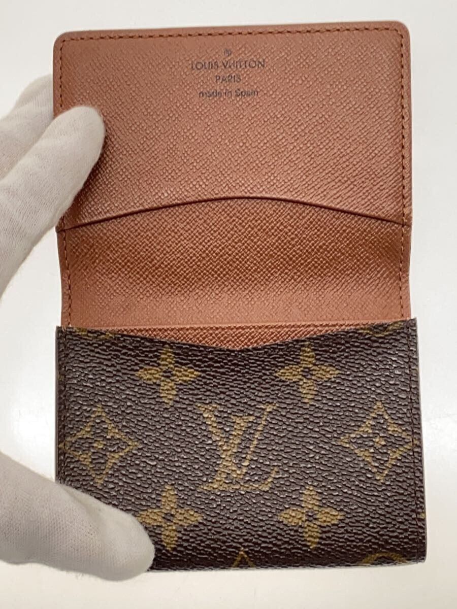 Louis Vuitton Louis Vuitton Monogram Canvas Envelope Carte de Visite Brown Size ONE SIZE - 4 Thumbnail