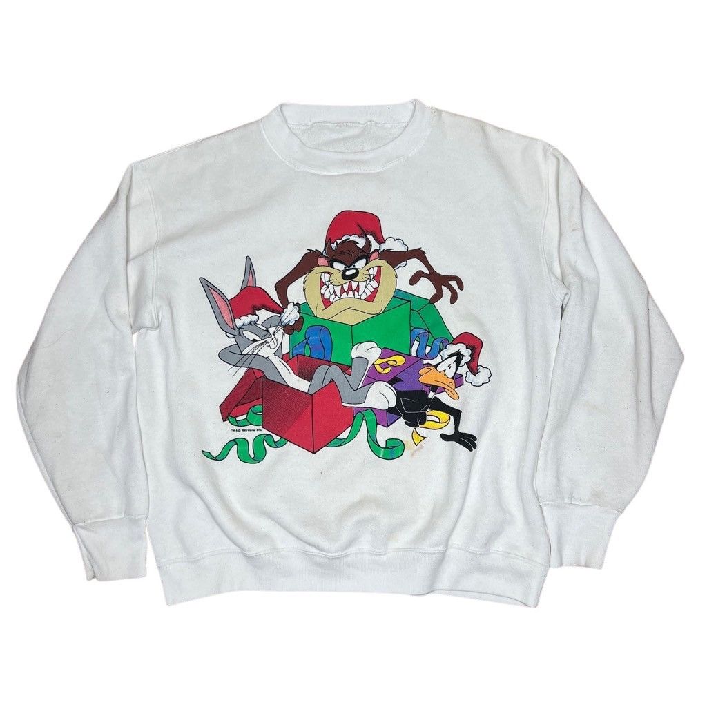 Vintage American Vintage Taz Looney Tunes Sweatshirt Crewneck Medium Size US L / EU 52-54 / 3 - 1 Thumbnail