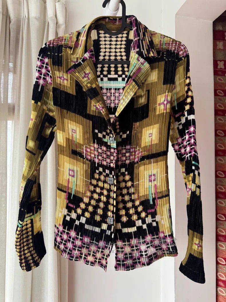 Issey Miyake Issey Miyake Electronic Music Party Vintage Coat Size L / US 10 / IT 46 - 1 Thumbnail