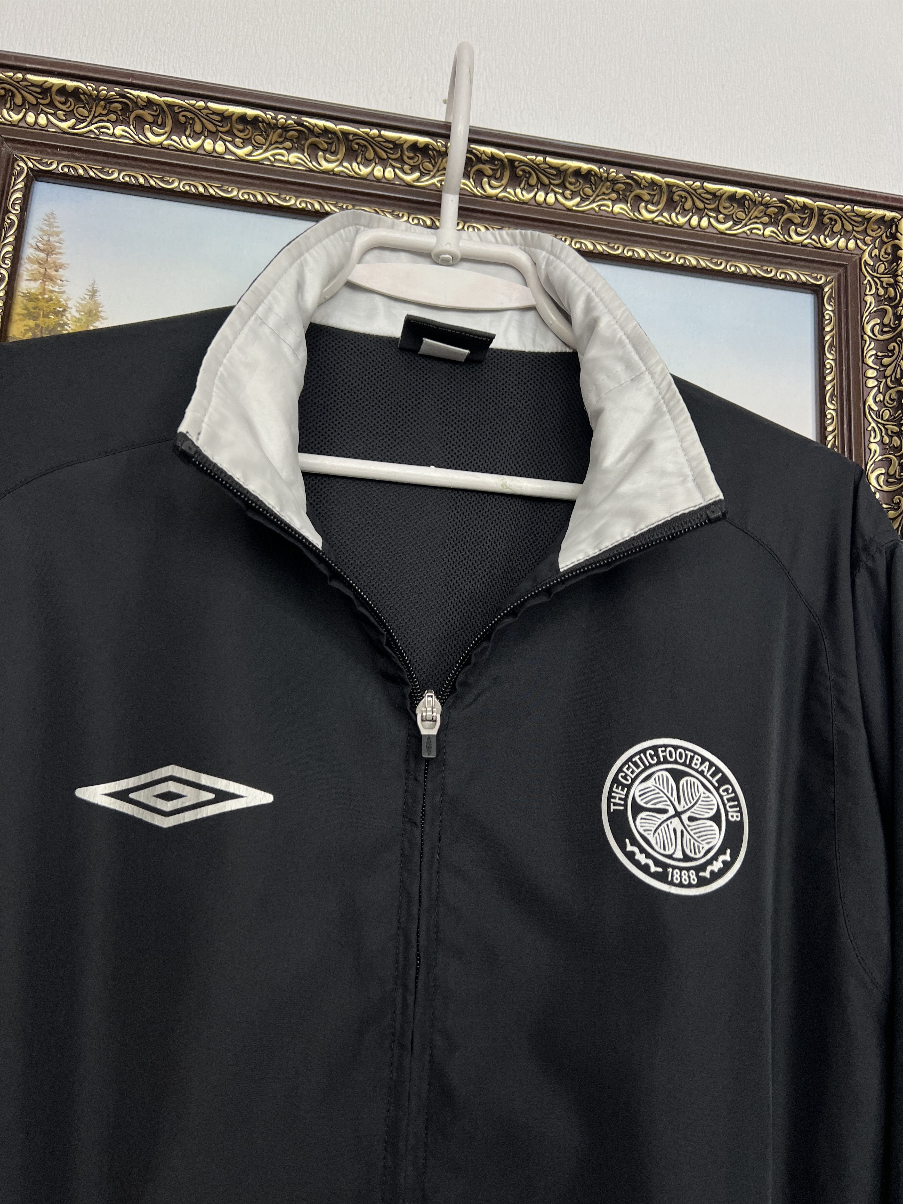Umbro Vintage Celtic Football Jacket Soccer Track Top Zip Rare Size US M / EU 48-50 / 2 - 3 Thumbnail