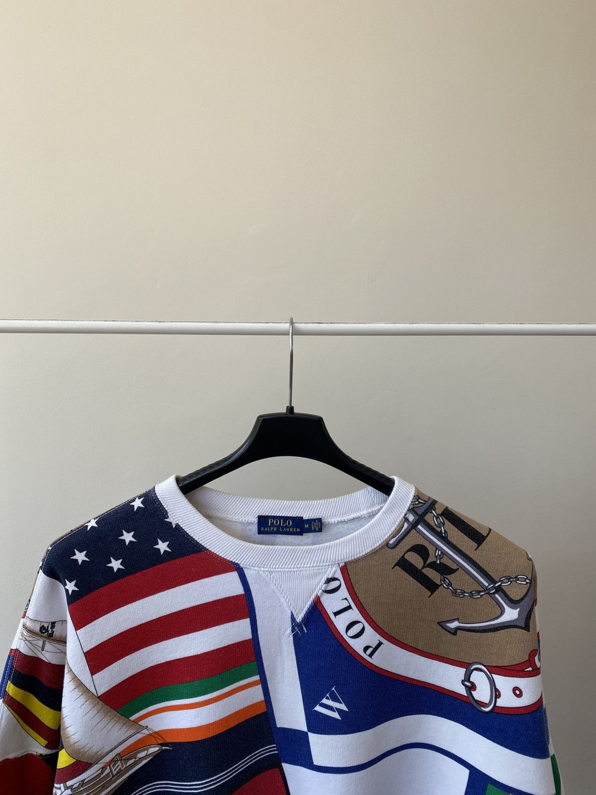 Polo Ralph Lauren Vintage Polo Ralph Lauren Multicoloured Printed Sweatshirt Size US M / EU 48-50 / 2 - 5 Thumbnail