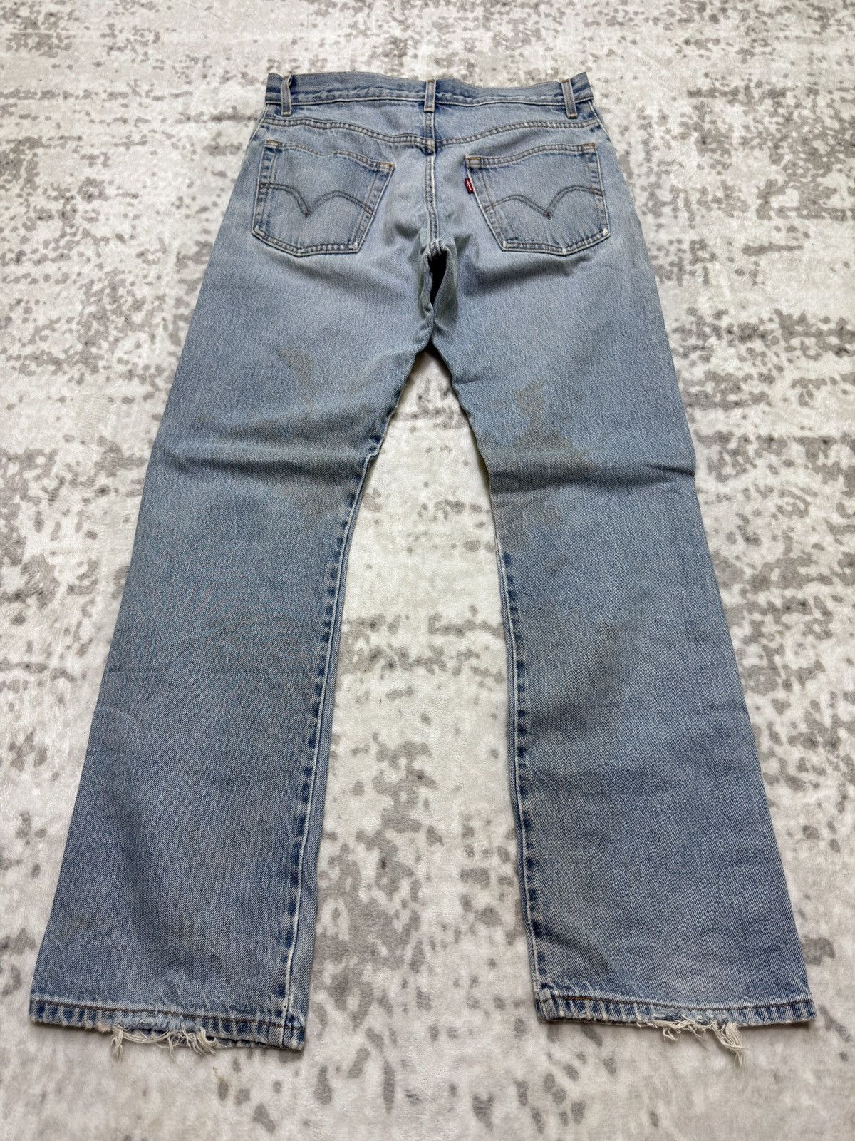 Levi's Levi’s 517 Y2K Distressed Narrow Bootcut Jeans Altered Fit Size US 32 / EU 48 - 2 Thumbnail