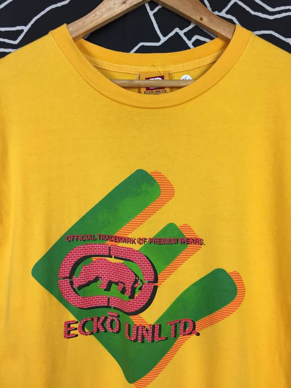Ecko Unltd. × Marc Ecko × Vintage Vtg Ecko Unltd. Big Logo Single Stitch Tee Size US M / EU 48-50 / 2 - 3 Thumbnail