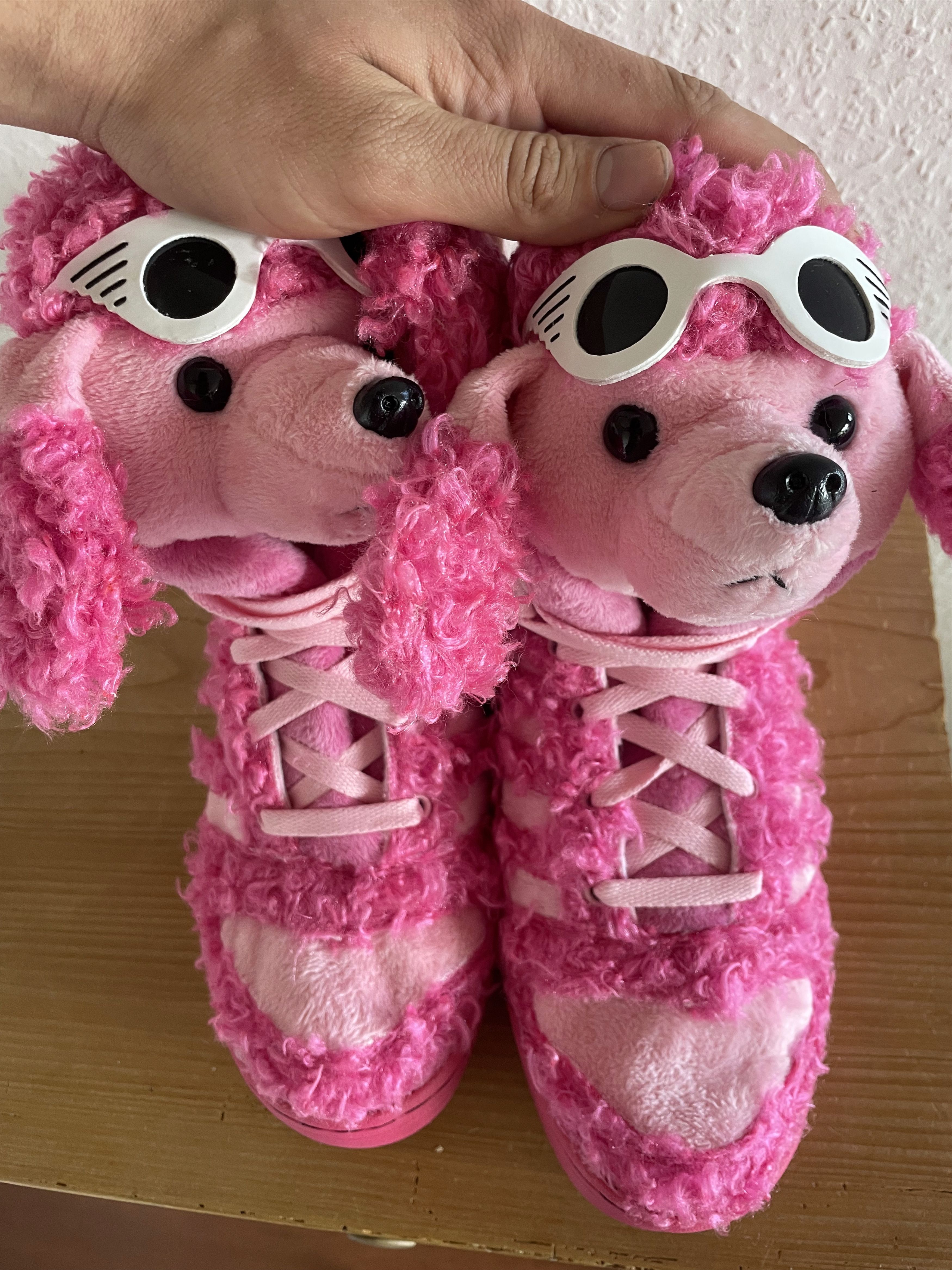 Adidas × Jeremy Scott JS Poodle Pink Fur Sneaker Size US 10 / EU 43 - 21 Thumbnail