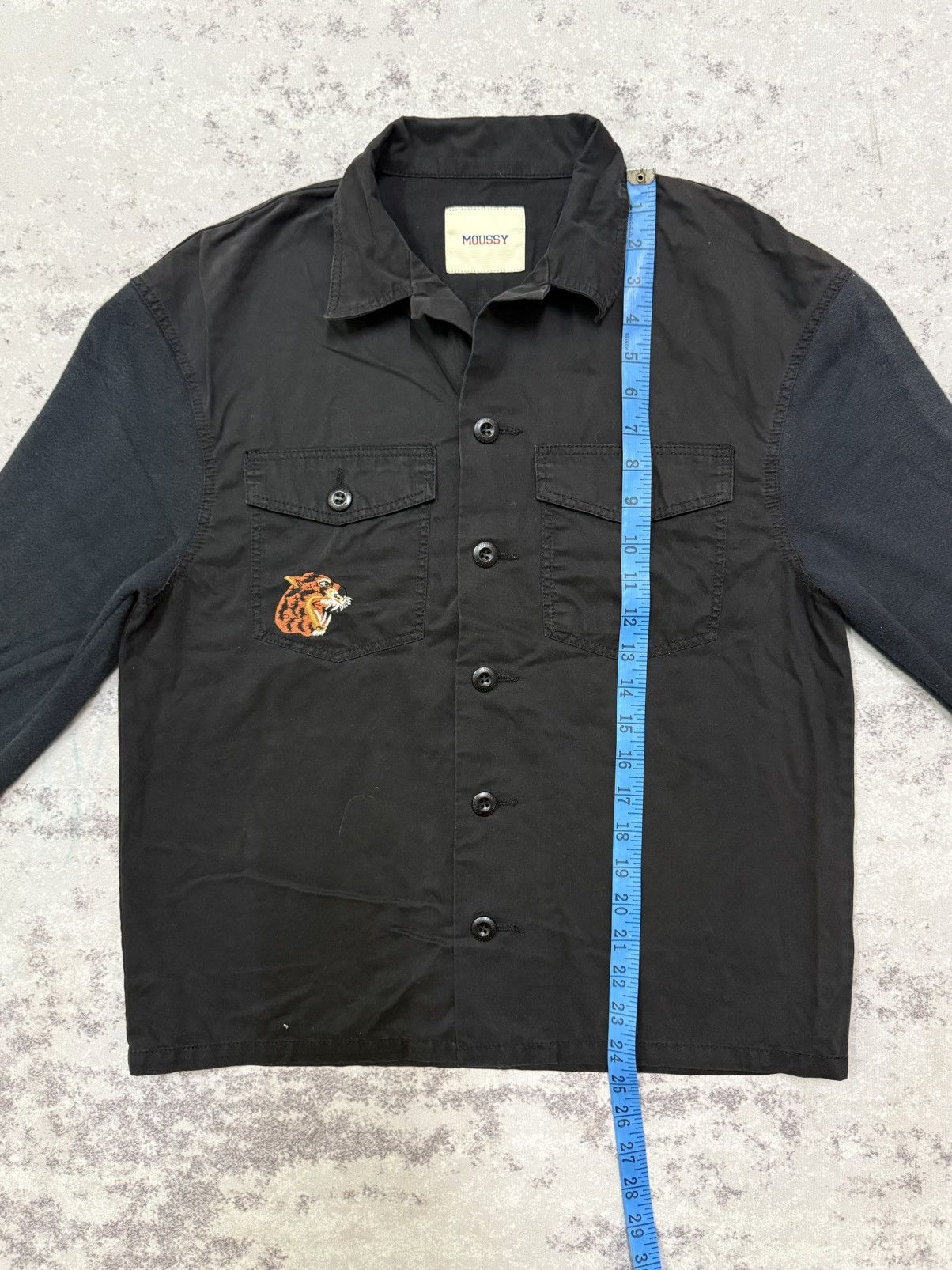 MOUSSY Moussy shirt jacket mixed material with tiger embroidered Size S / US 4 / IT 40 - 16 Thumbnail