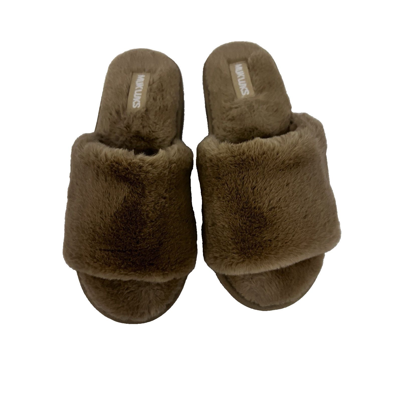 Other Muk Luks Kirsty Faux Fur Slide Slippers Womens US 7/8 New Size US 7 / IT 37 - 3 Thumbnail