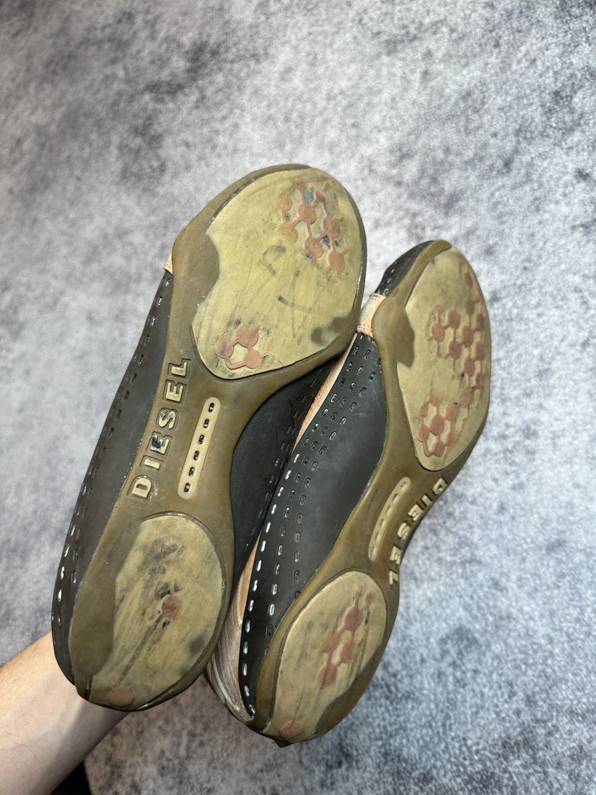 Diesel Y2K Vintage Diesel Leather Sneakers Avant Garde Style USA Size US 7.5 / IT 37.5 - 6 Thumbnail