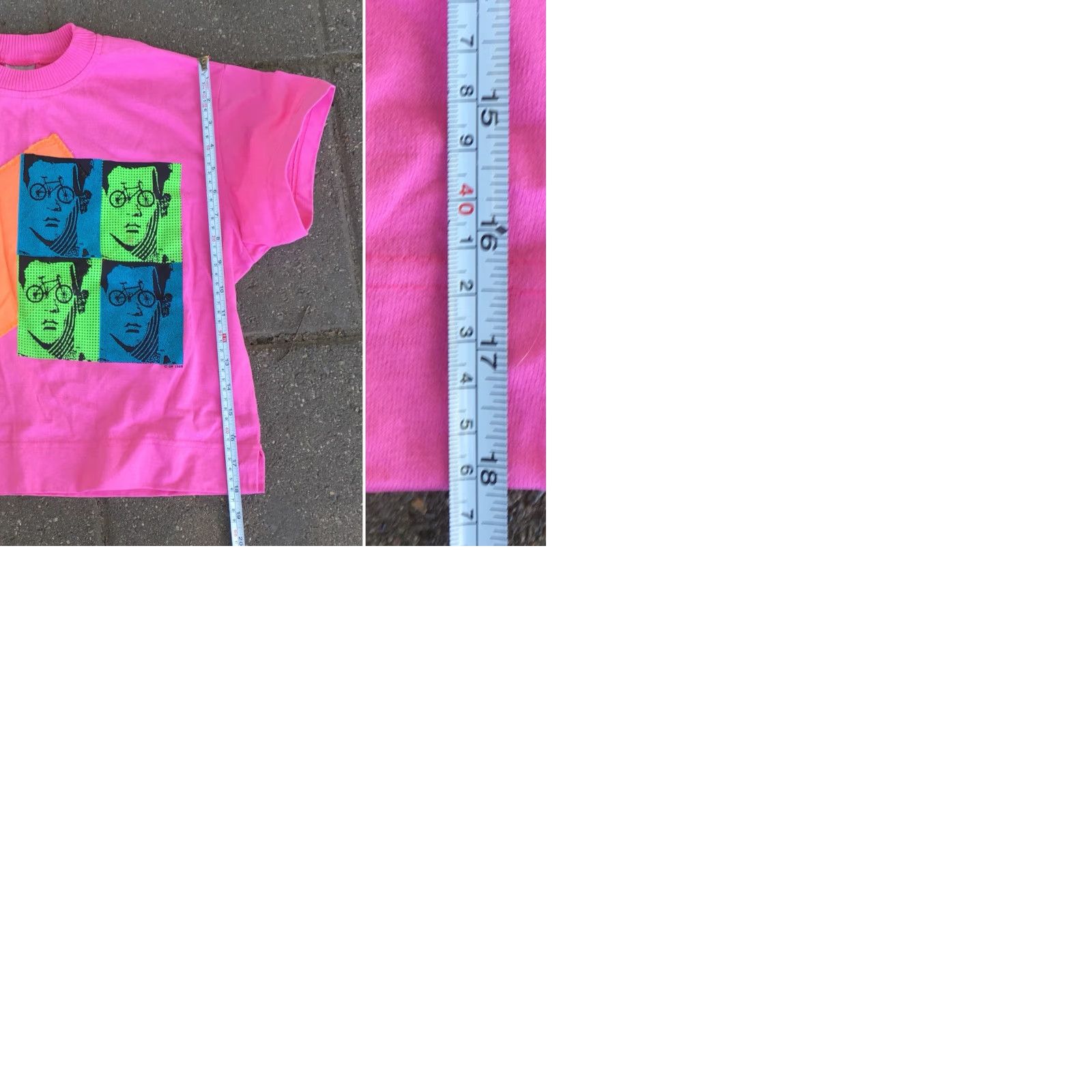 Ocean Pacific Vintage Ocean Pacific 80s Pink Neon Bicycle Face Graphic Crop T-Shirt M Womens Size M / US 6-8 / IT 42-44 - 9 Thumbnail