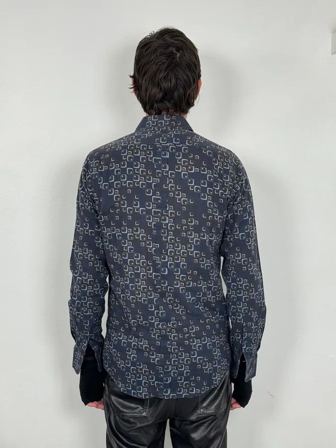 Dolce & Gabbana 2000s Dolce & Gabbana Blue Aqua Pattern Shirt Size US M / EU 48-50 / 2 - 3 Thumbnail
