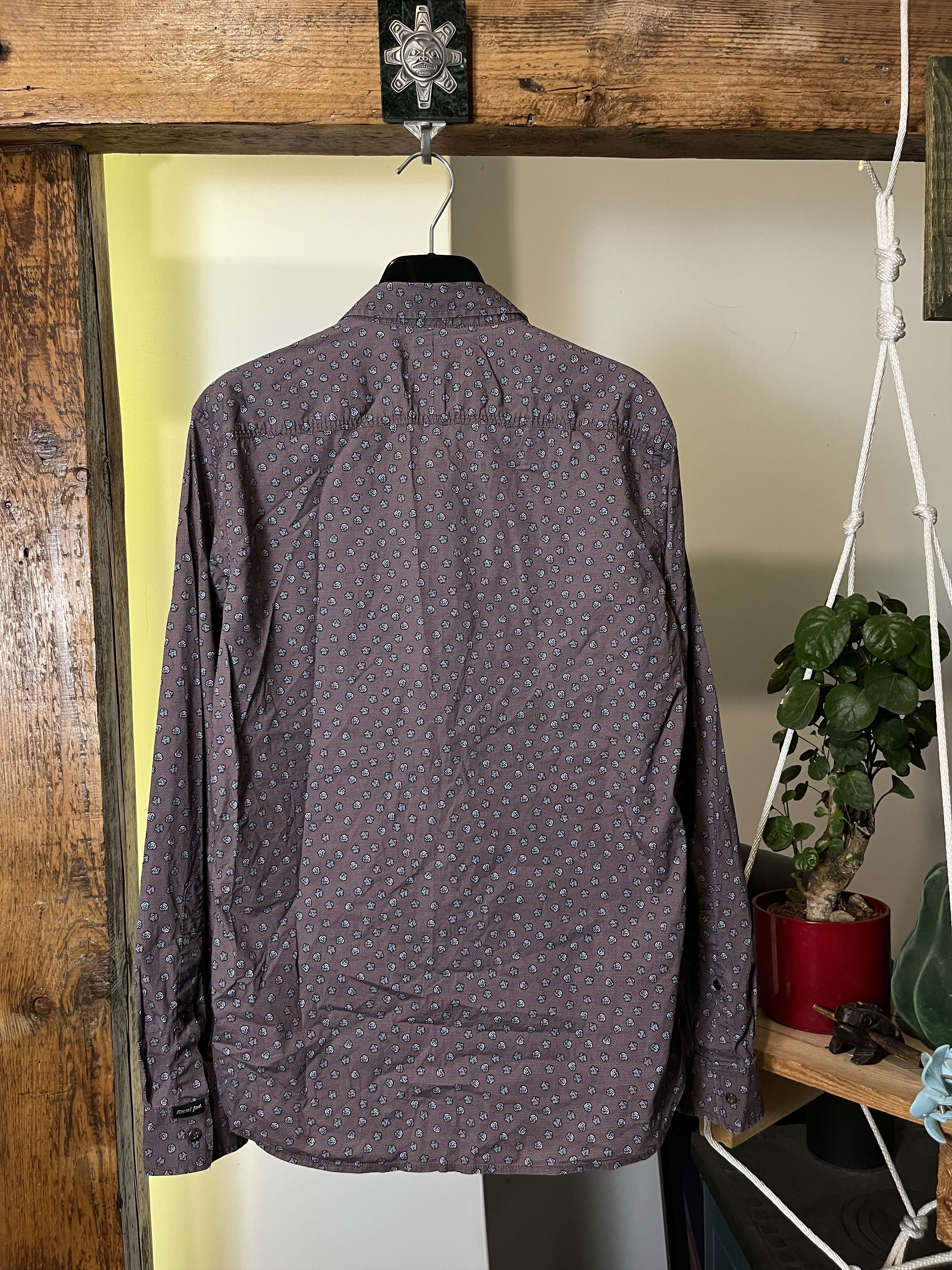 Diesel × Vintage Diesel Fullprint Shirt Size US L / EU 52-54 / 3 - 4 Thumbnail