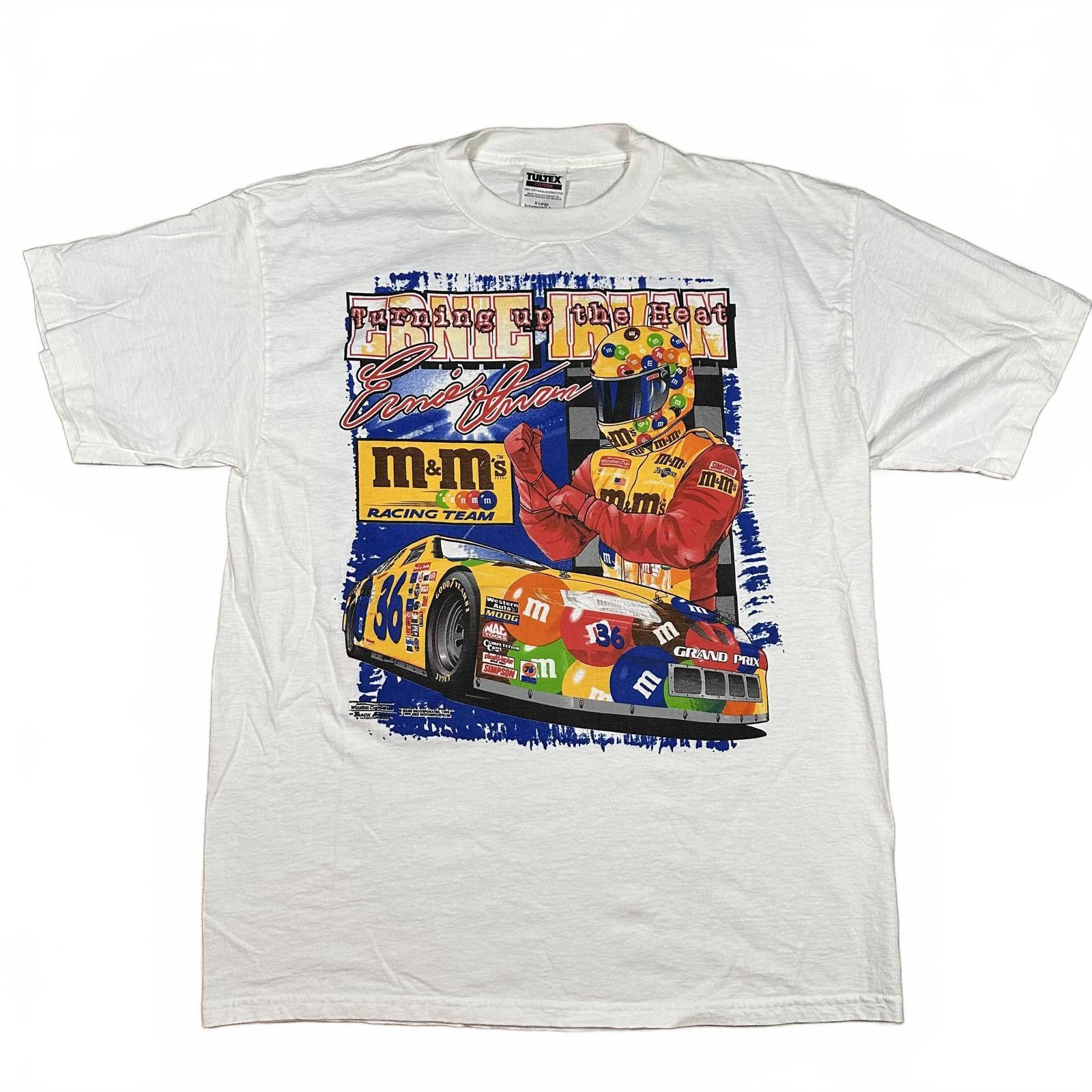 Other NASCAR M&M's Mens T-Shirt White Racing Graphic Vintage Size US XL / EU 56 / 4 - 1 Thumbnail