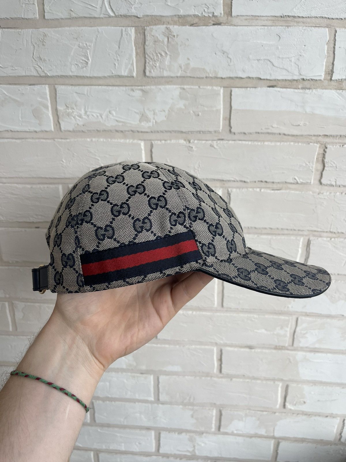 GUCCI / キャップ/--/BLK/総柄/レディース/200035 Gucci 200035 women's baseball cap size S 57