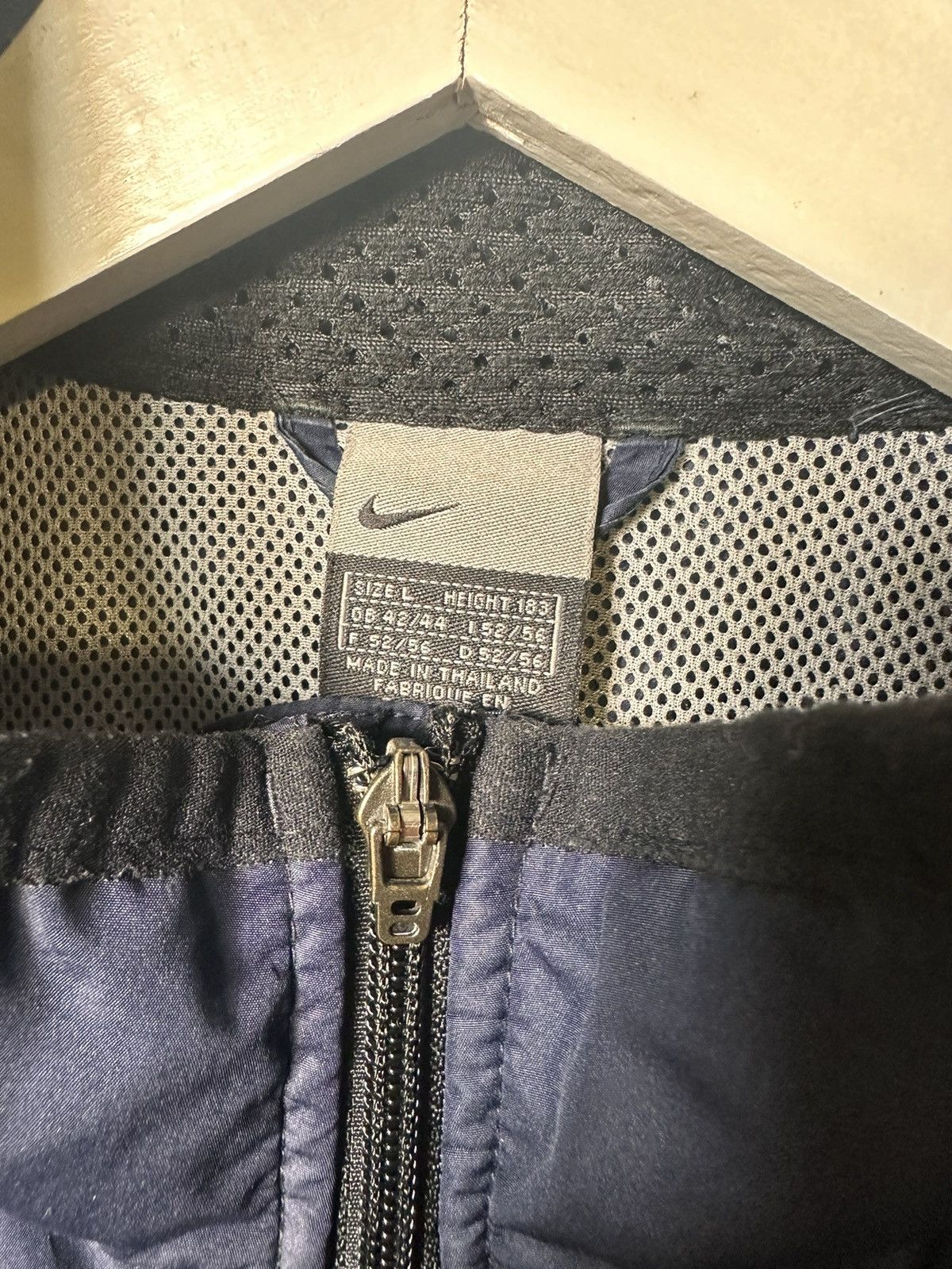 Nike × Vintage Nike Vintage Y2K Drill Nave Light Jacket Size US L / EU 52-54 / 3 - 3 Thumbnail