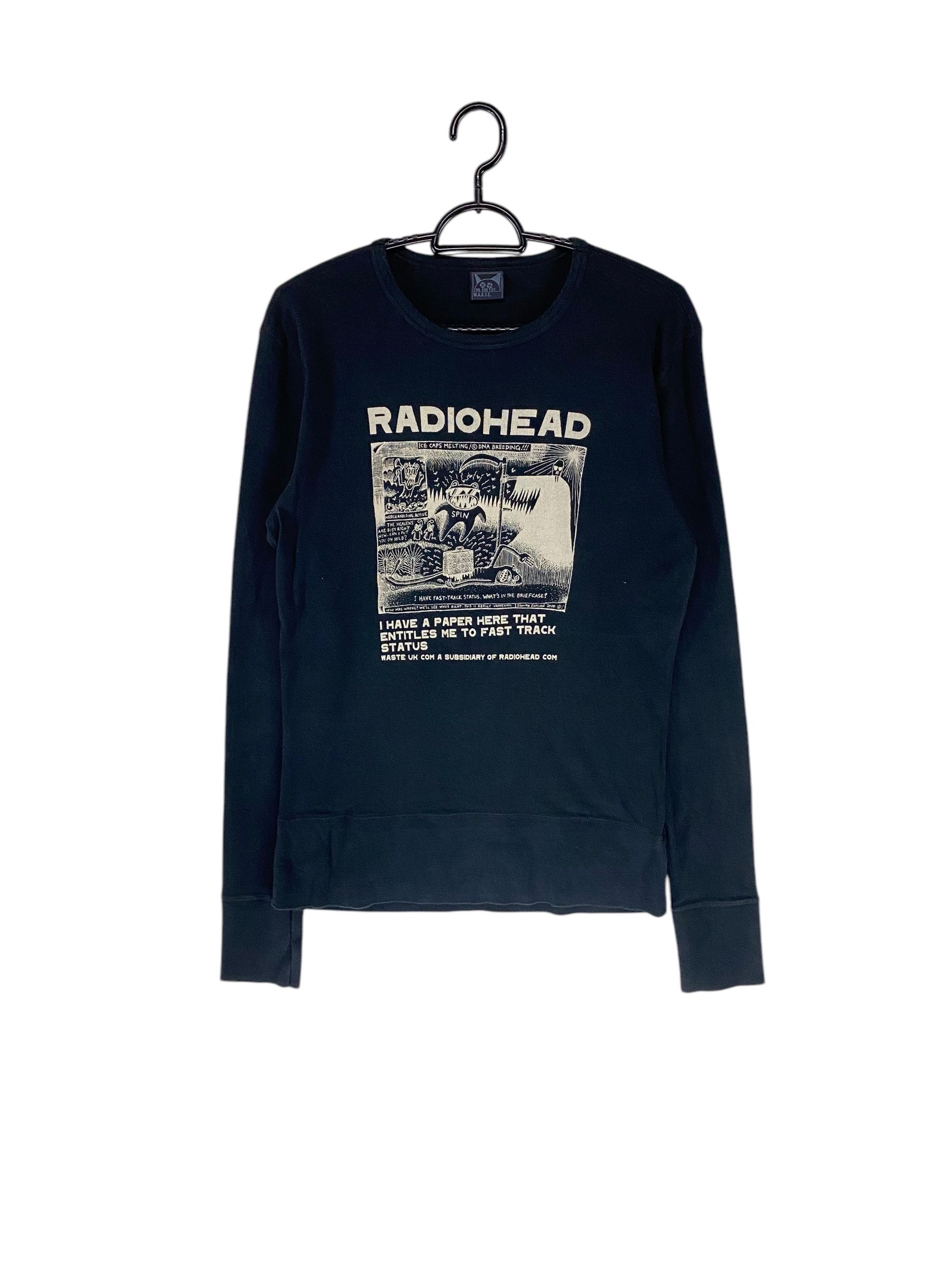 2000s Radiohead stanley donwood artwork longsleeve shirt