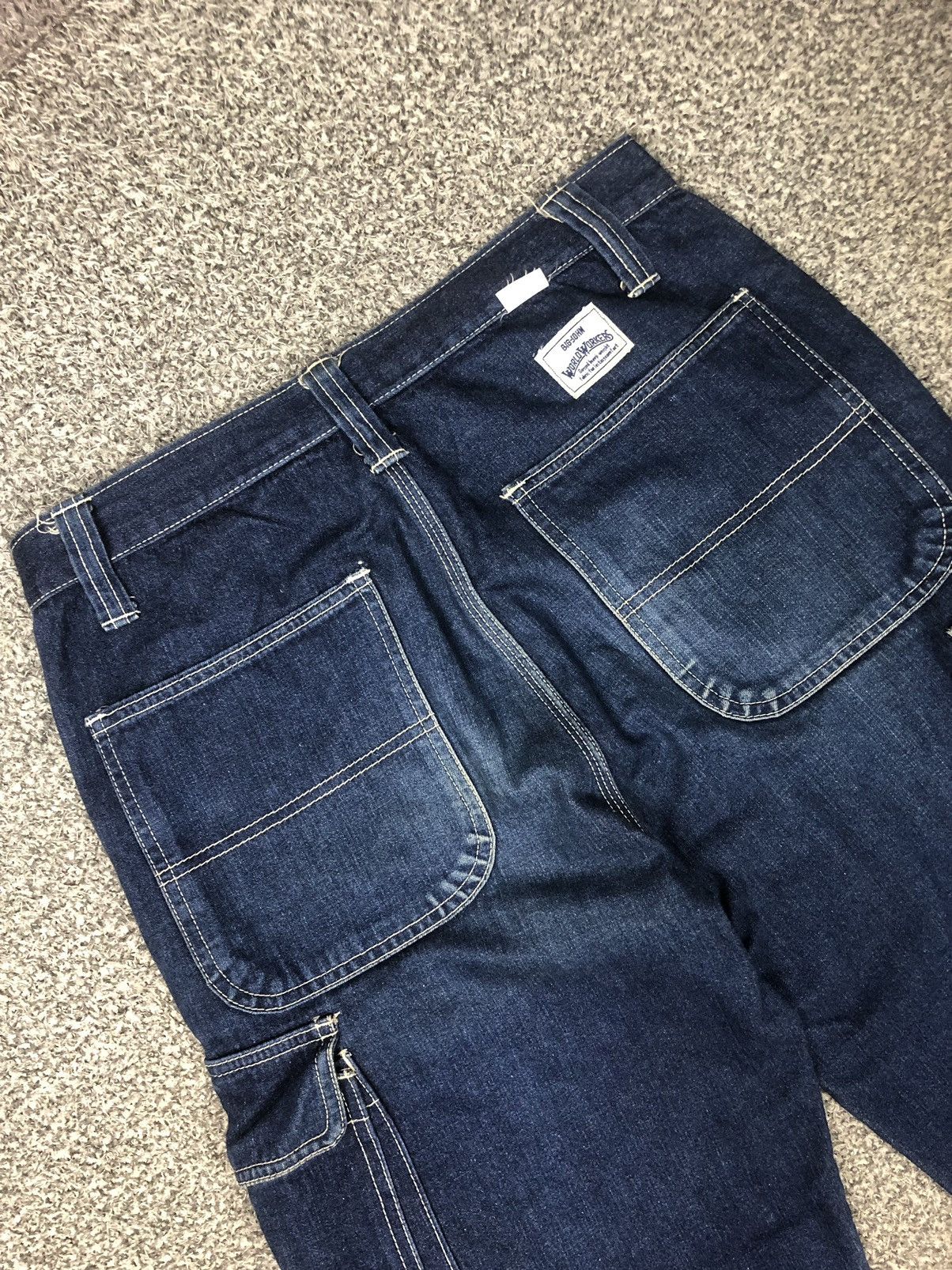 Big John × Japanese Brand × Vintage Vintage 90s BiG JOHN World Workers Cargo Jeans Size US 30 / EU 46 - 14 Thumbnail