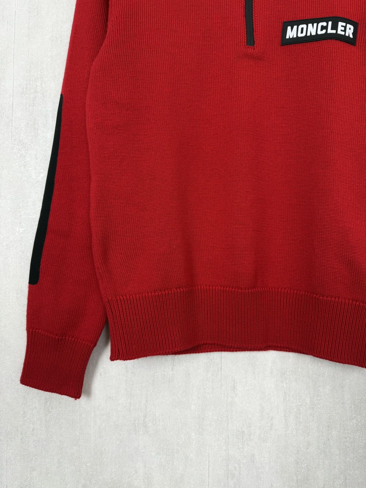 Moncler Moncler Maglia Tricot Kids 1/4 Zip Wool Sweater Size 14/164 Size US XS / EU 42 / 0 - 5 Thumbnail