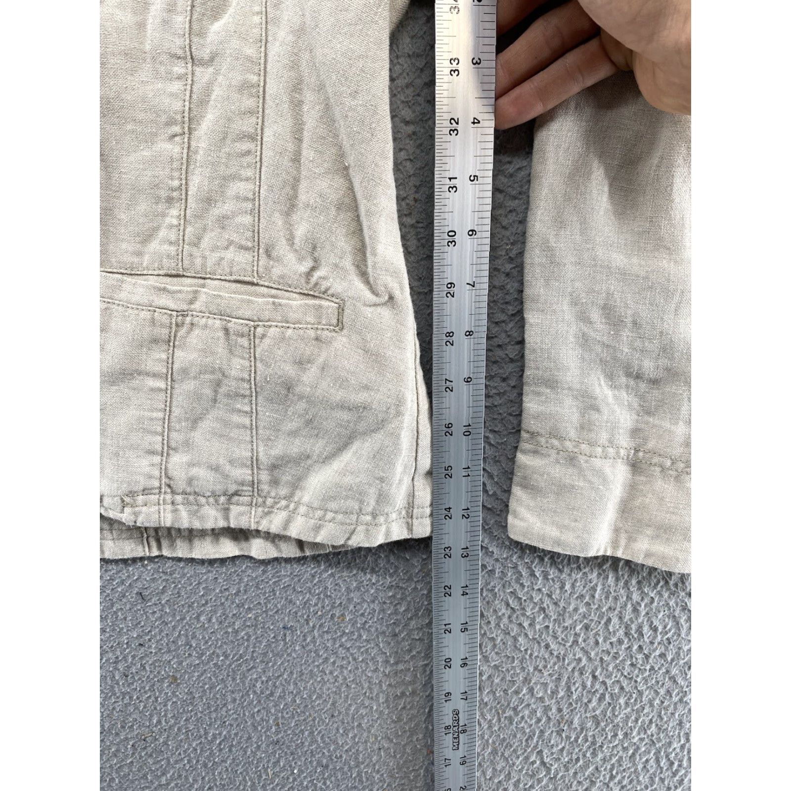 Vintage LL Bean Women's Blazer Linen Lined Beige Jacket Size 4 Outdoors Nature Size S / US 4 / IT 40 - 5 Thumbnail
