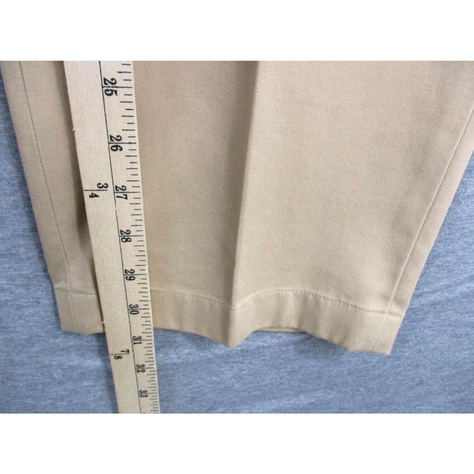 Brooks Brothers Brooks Brothers Hudson Dress Pants 37x30 Beige Cuffed Pleated Flat Front Mens Pants Size US 37 - 3 Thumbnail