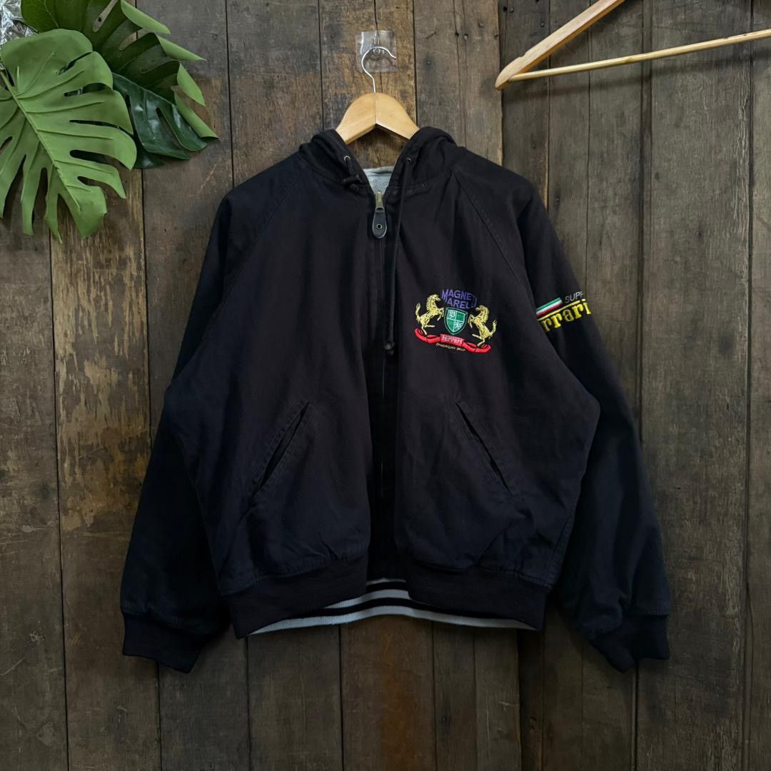 Ferrari Vintage Ferrari Magneti Marelli Reversible Hoodie Size US L / EU 52-54 / 3 - 2 Thumbnail