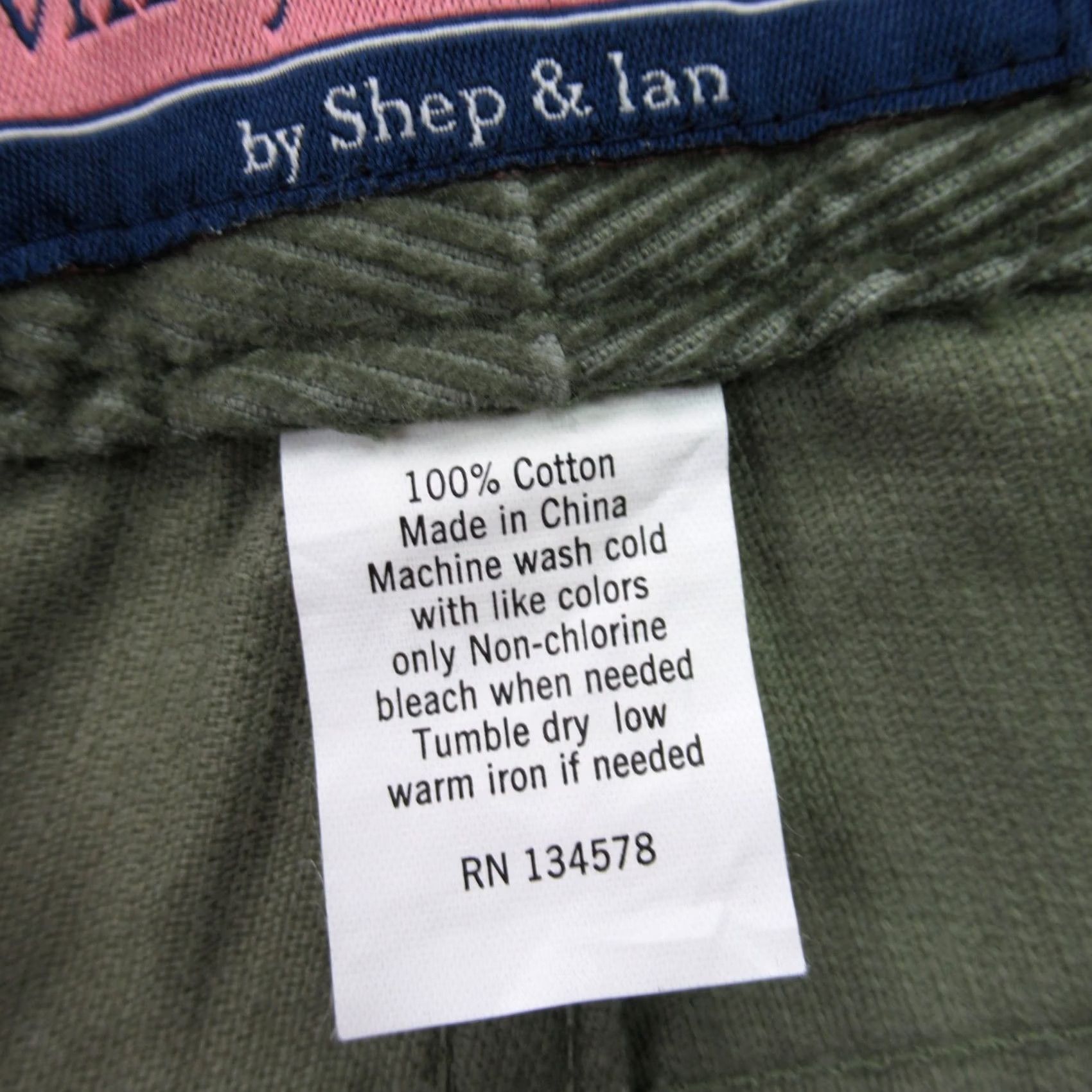 Vineyard Vines Vineyard Vines Jeans Mens 36X32 Straight Leg Work Wear Green Corduroy Jeans Size US 36 / EU 52 - 4 Thumbnail