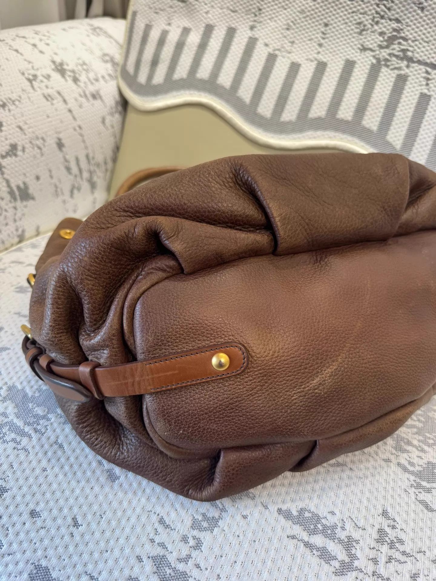 Prada Prada women's Cloud Bag Brown 44x22x23 Size ONE SIZE - 5 Thumbnail