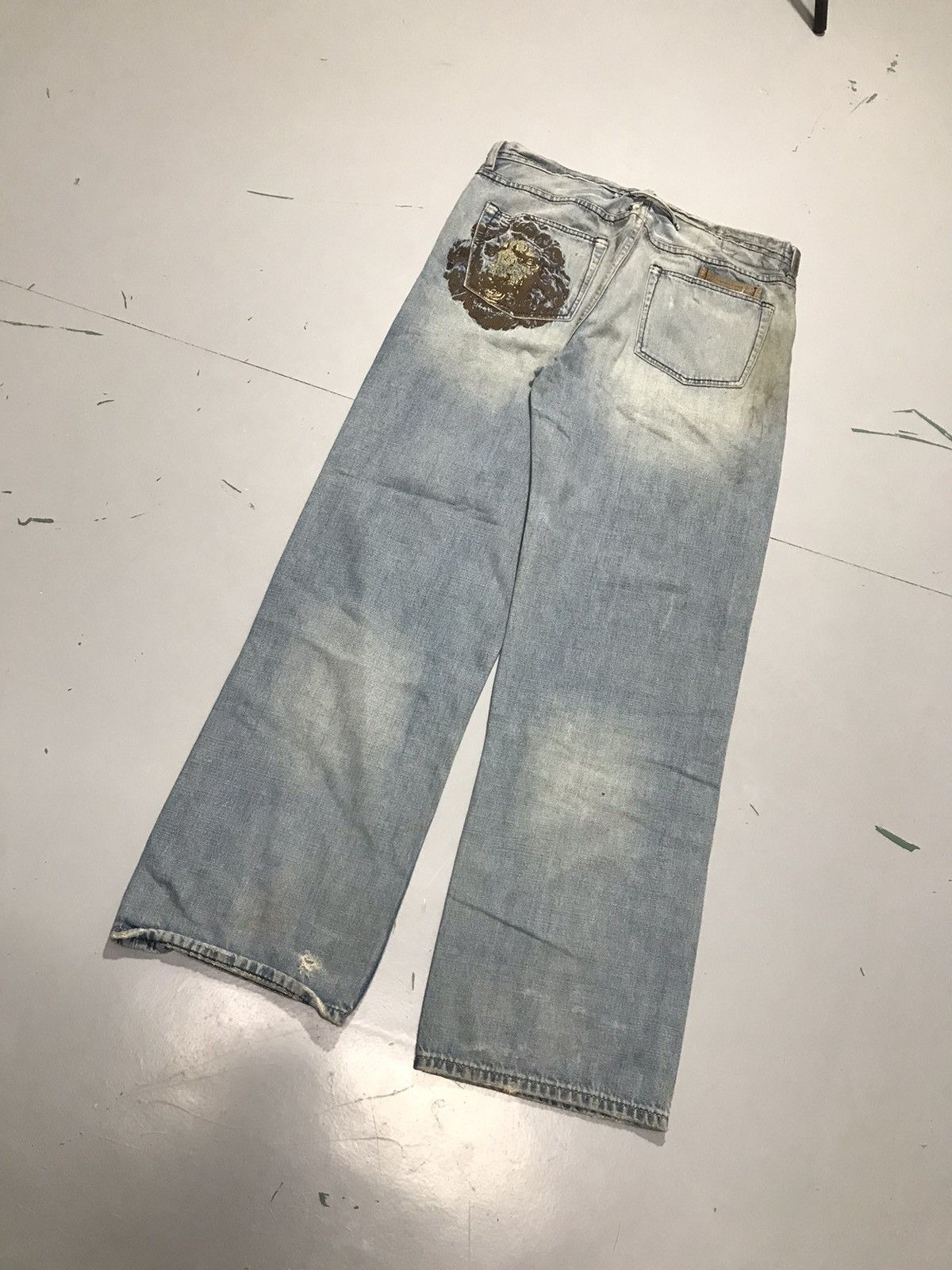 Southpole Vintage live rechanics embroidered denim Size US 36 / EU 52 - 9 Thumbnail