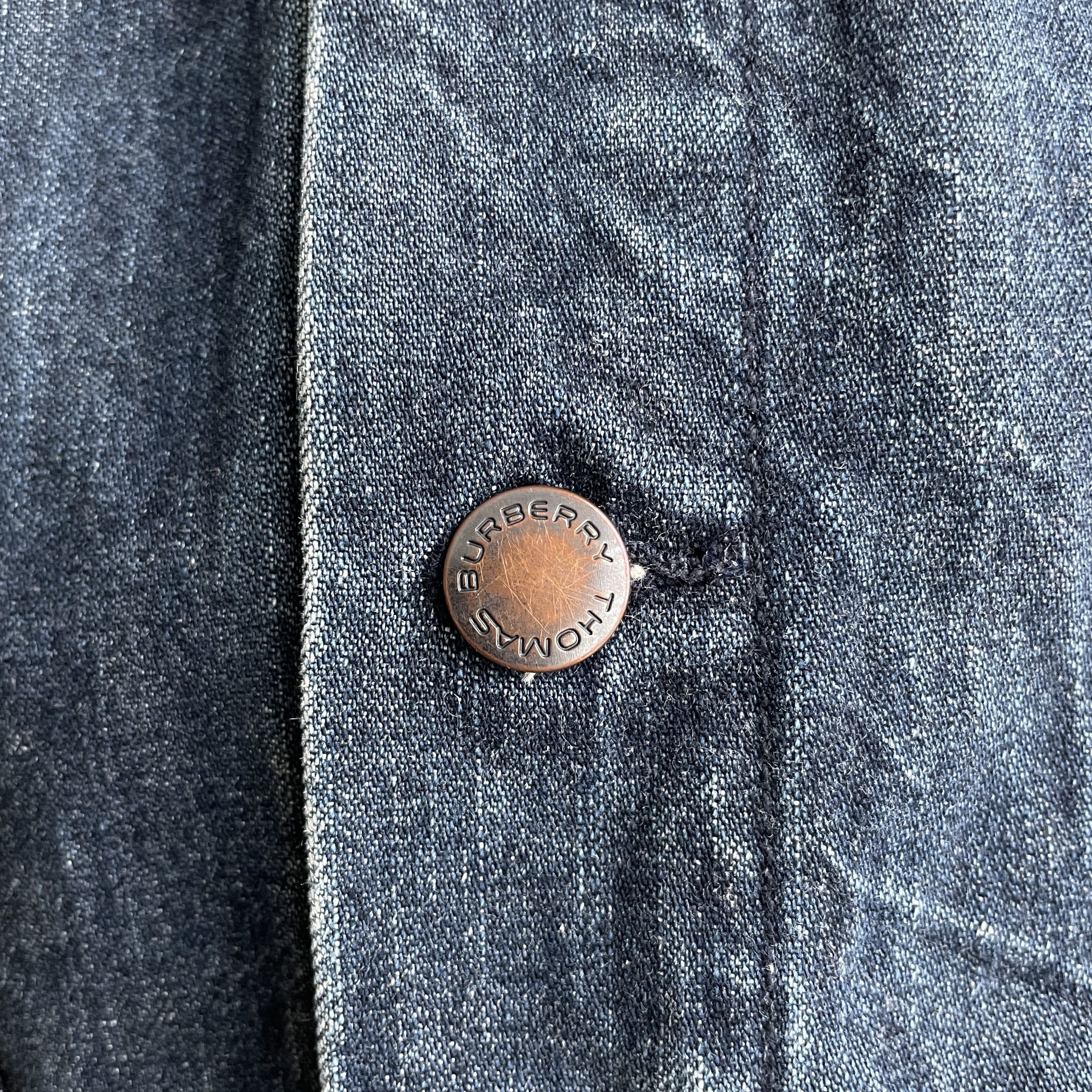 Burberry Thomas Burberry Vintage Denim Trucker Jacket Size S Size US S / EU 44-46 / 1 - 8 Thumbnail