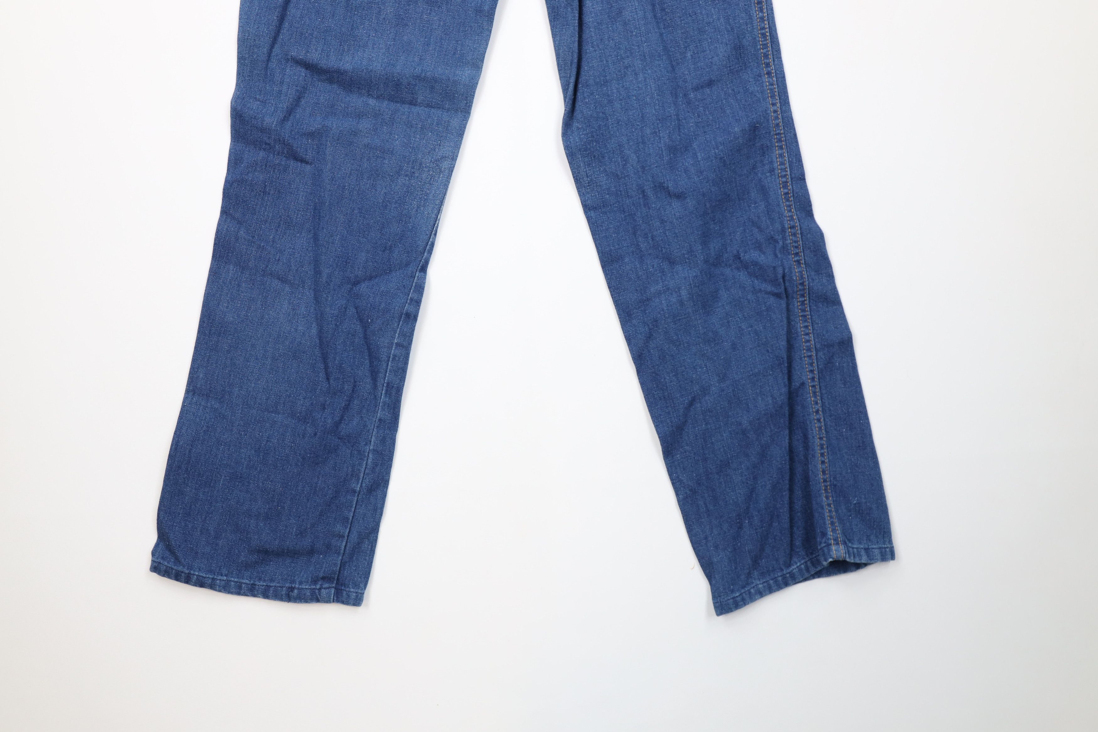 Vintage Vintage 70s Streetwear Straight Leg Denim Jeans USA Size 32" / US 10 / IT 46 - 12 Thumbnail