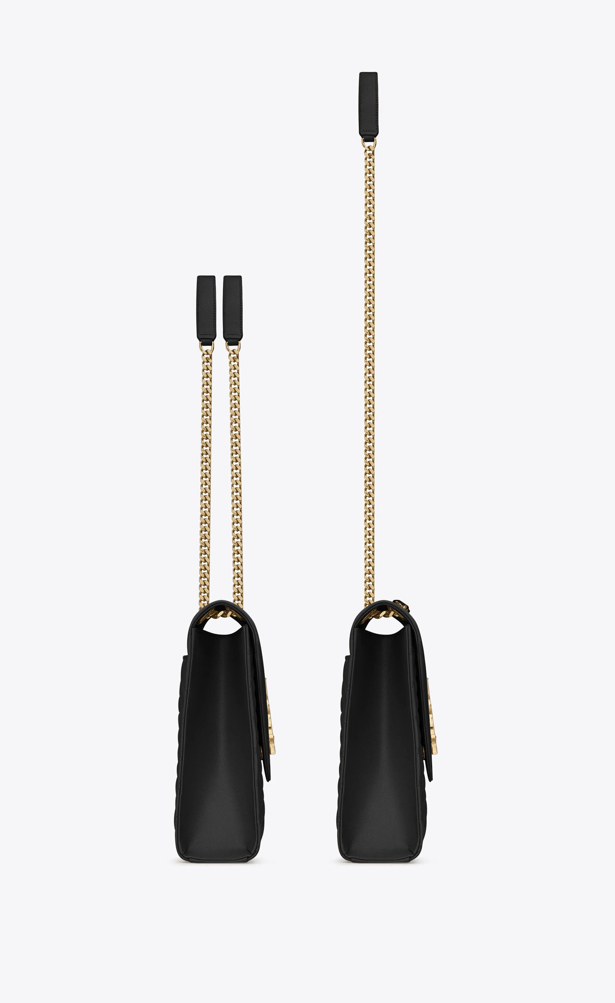 Saint Laurent Paris o1b1hav110924 Size: OS / Envelope Large Leather Bag in Black Size ONE SIZE - 3 Thumbnail