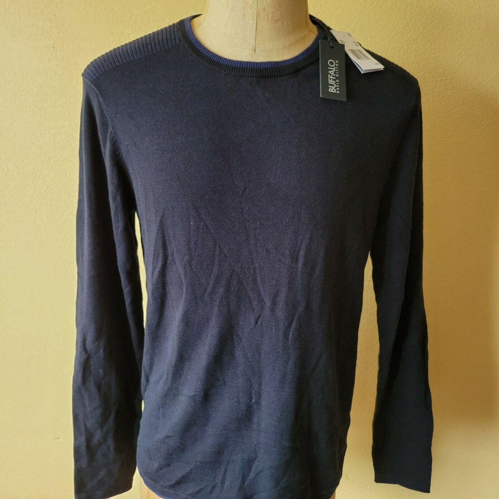 Buffalo David Bitton Men's Buffalo David Bitton Long-Sleeve Pullover Sweater Size Size US L / EU 52-54 / 3 - 2 Thumbnail