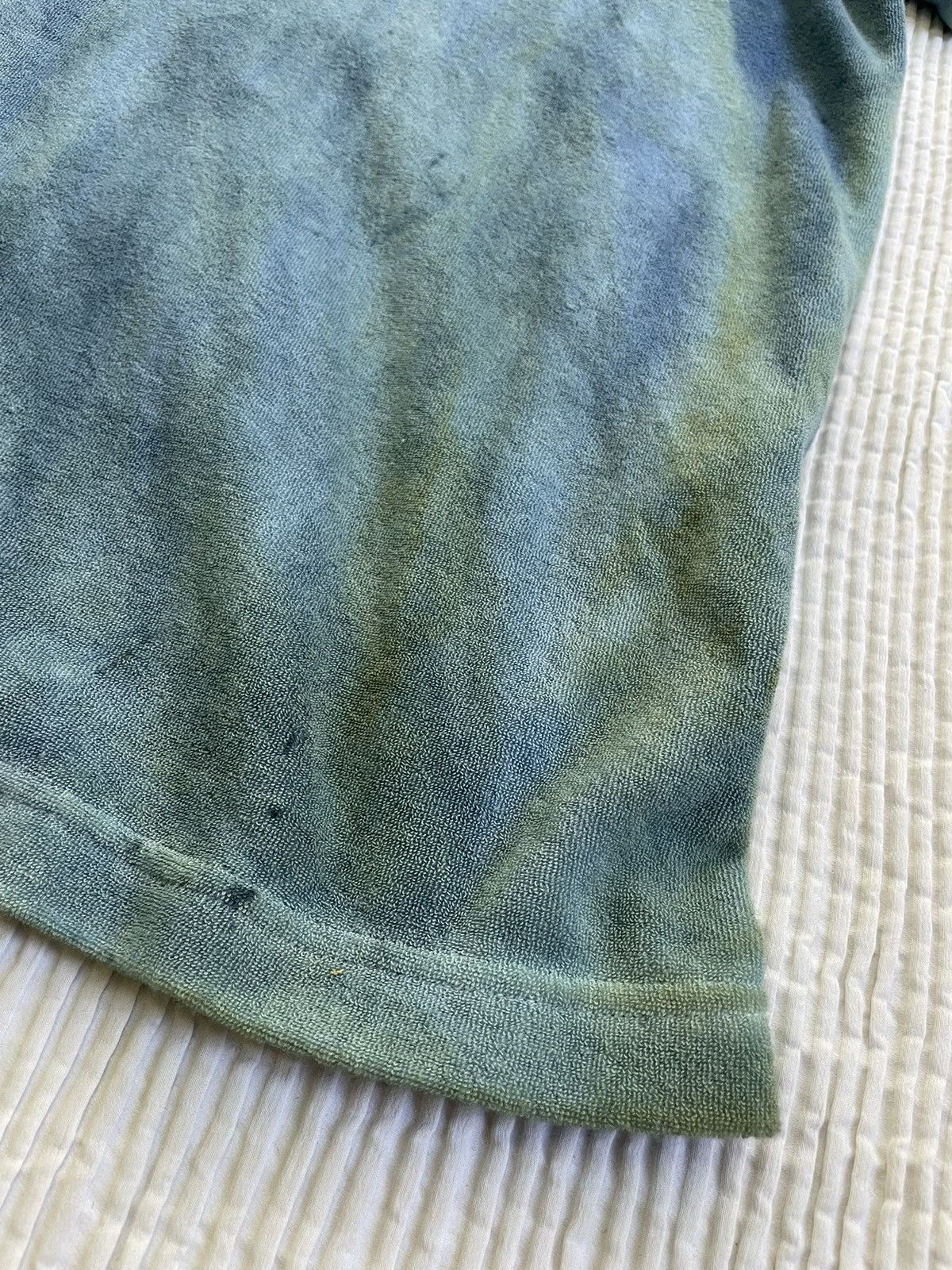 Indigo Indigo Schloppy Dyed Sun Faded Terry Cloth Polo Size US L / EU 52-54 / 3 - 5 Thumbnail