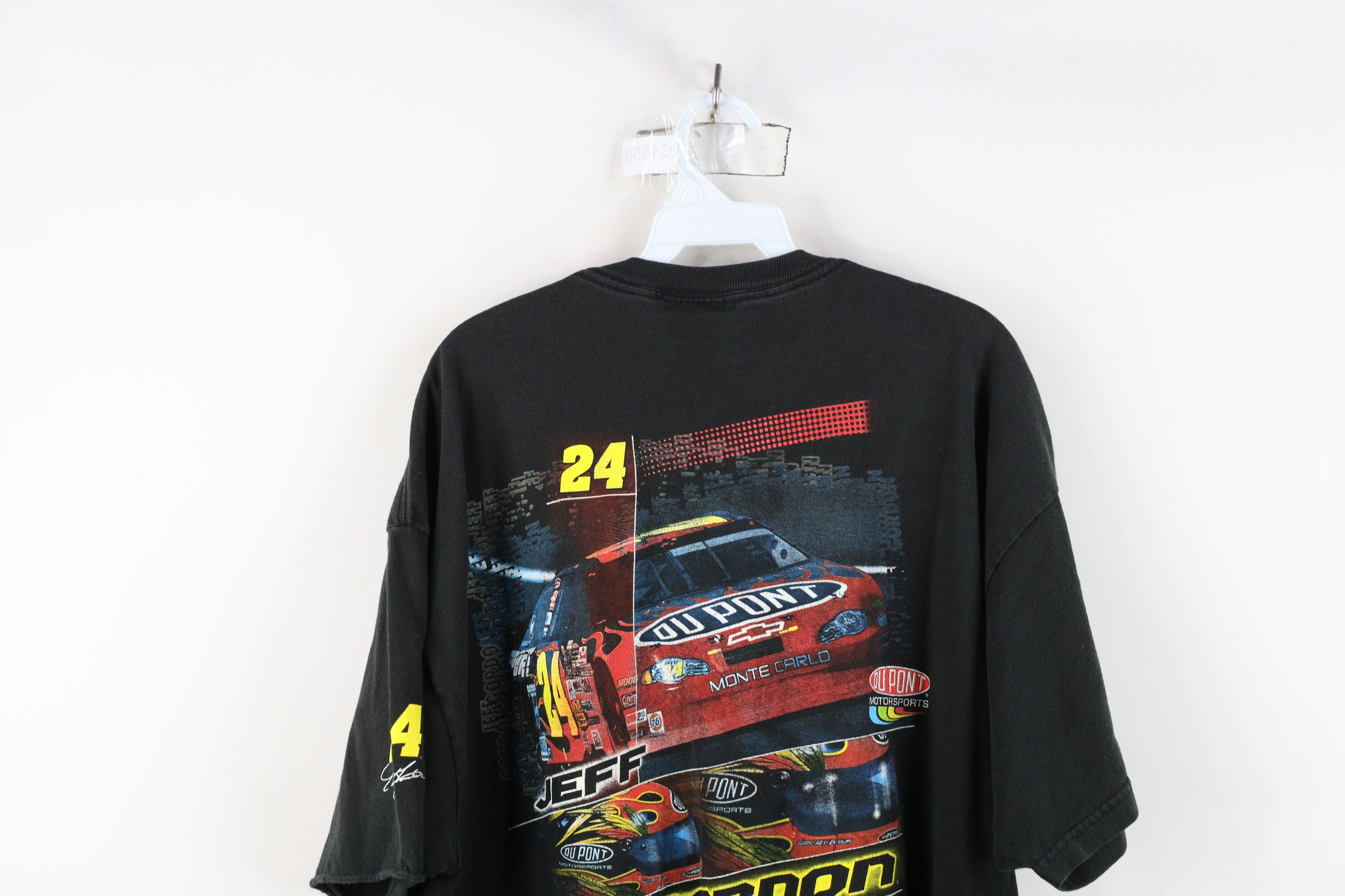 NASCAR × Vintage Vintage Y2K 2003 Nascar Jeff Gordon Racing T-Shirt Black Size US XXL / EU 58 / 5 - 15 Thumbnail