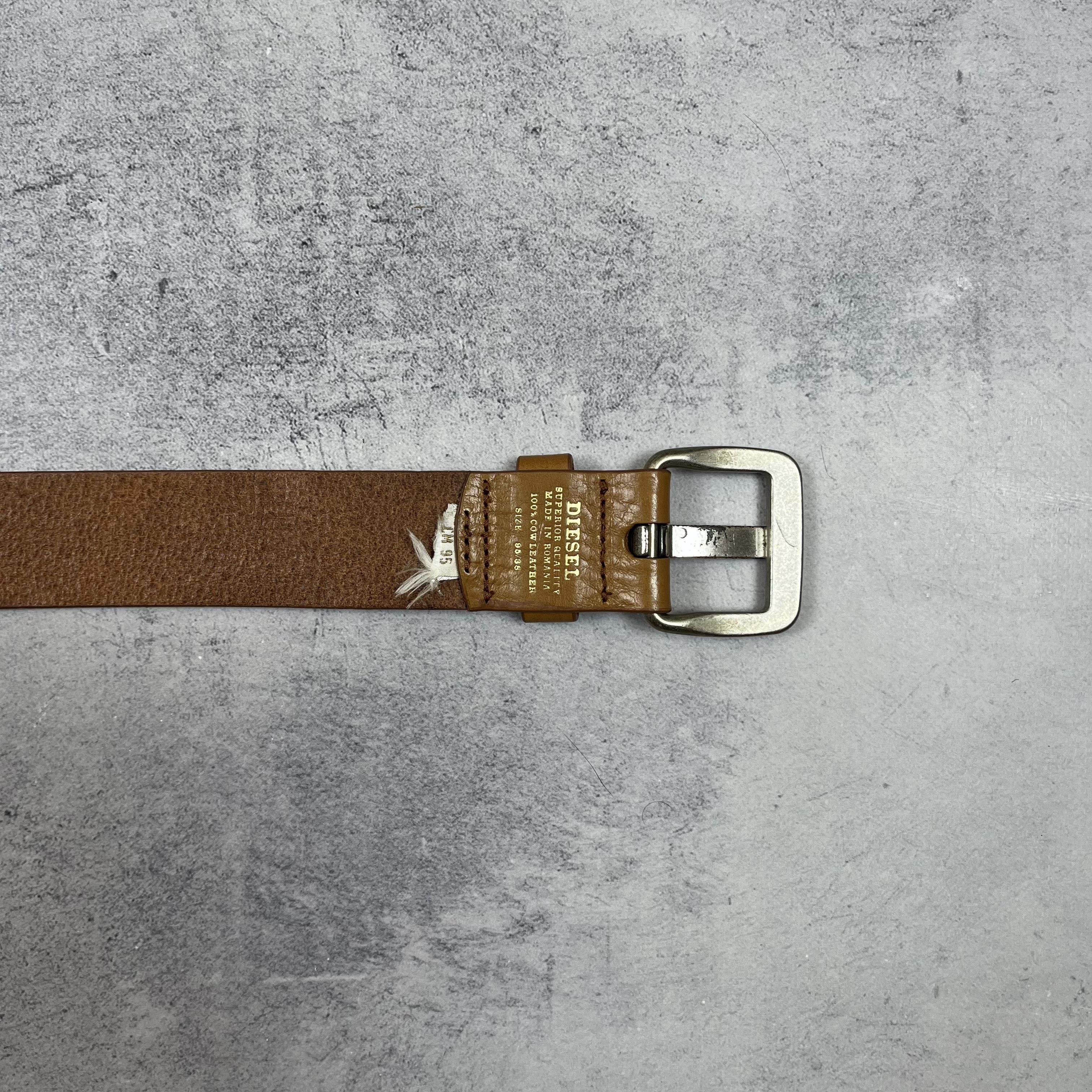 Diesel Vintage Diesel B-Star Leather Y2K Belt 2000’s Size ONE SIZE - 6 Thumbnail