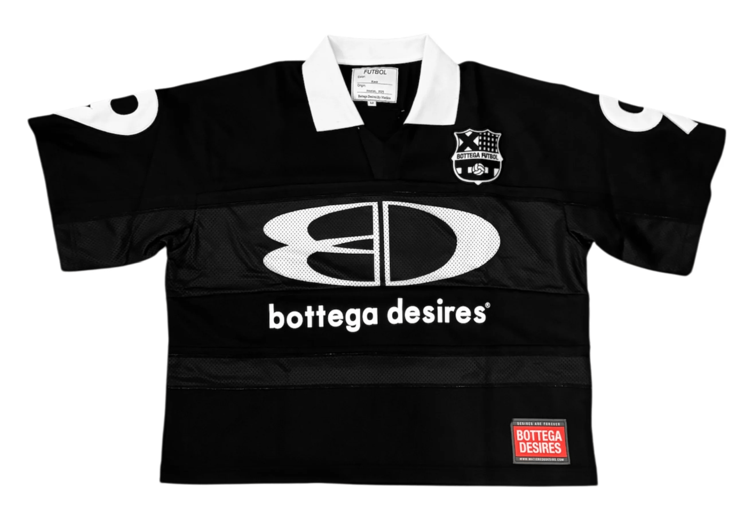 Other Bottega Desires Black Futbol Jersey MEDIUM Size US M / EU 48-50 / 2 - 1 Thumbnail