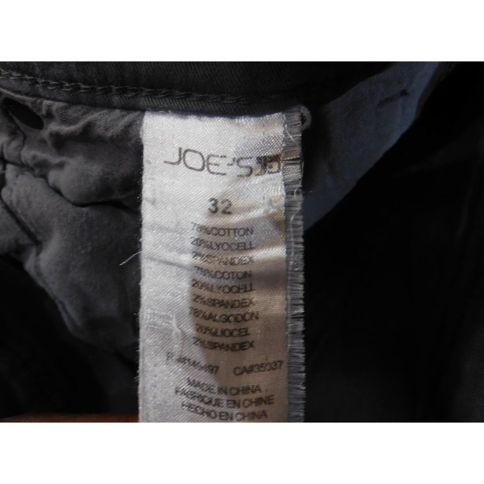 Denime Joes Jeans Mens Gray Straight Leg Stretch Denim Pants 32 Regular Comfortable Classic Casual Jeans Size US 32 / EU 48 - 6 Thumbnail
