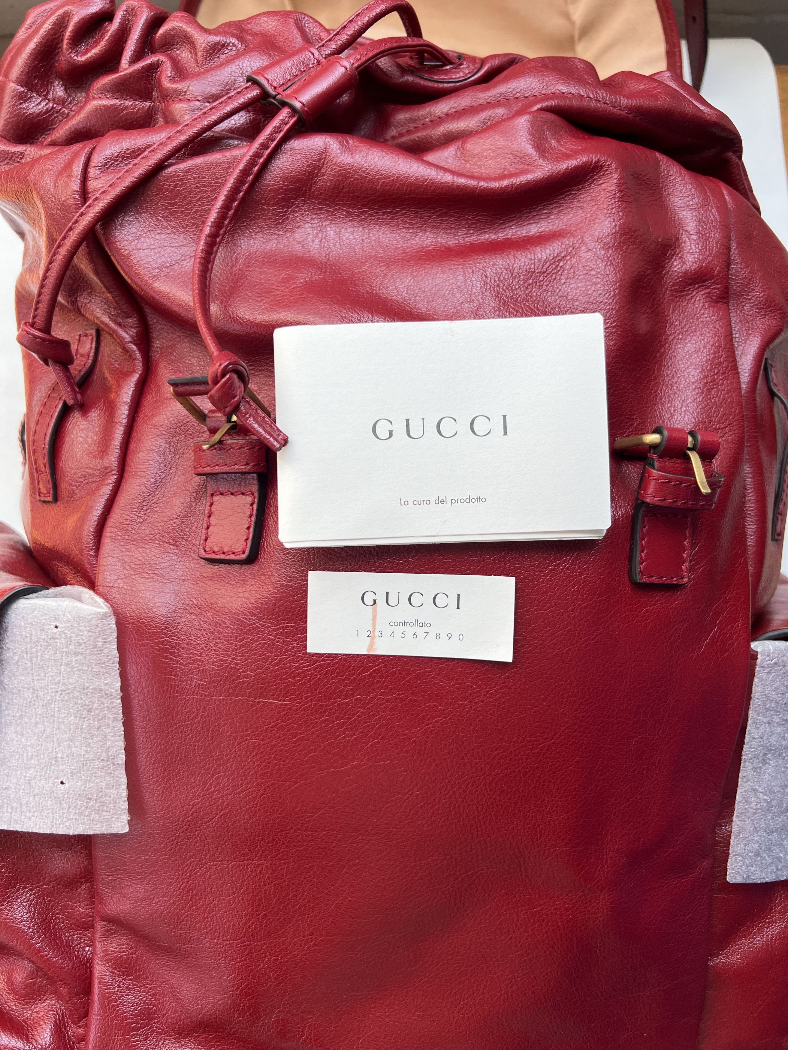 Gucci gucci rebelle red travel back pack Size ONE SIZE - 3 Thumbnail