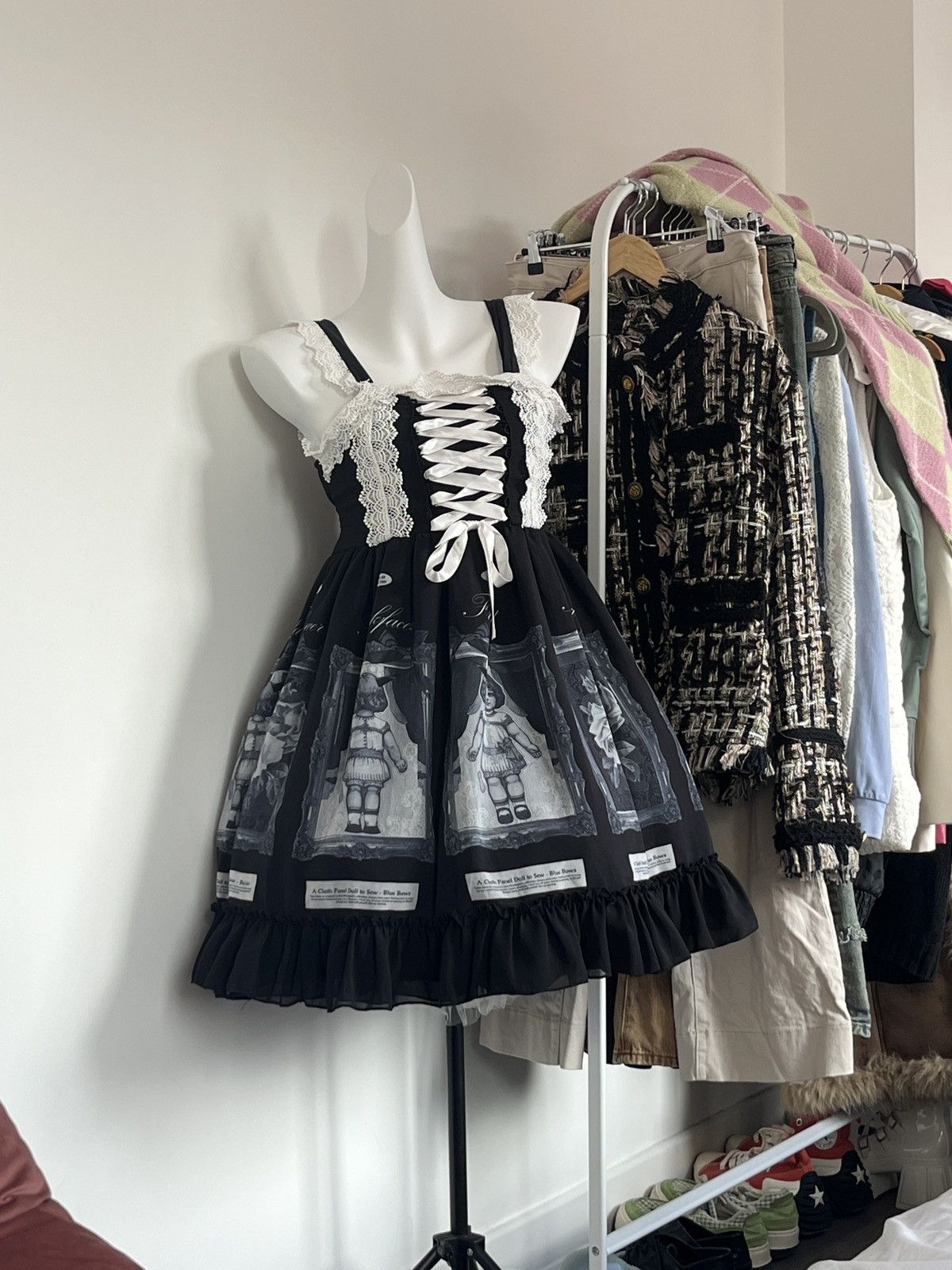 Other alternative dress Gothic dress Dollcore Lace-Up Lolita Dress Size M / US 6-8 / IT 42-44 - 1 Thumbnail
