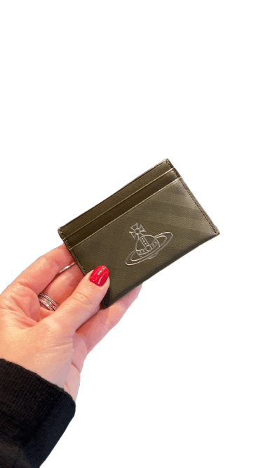 Vivienne Westwood o1f1d3z0426 Size: OS / Flat Card Holder Truffle Green Check Size ONE SIZE - 1 Preview